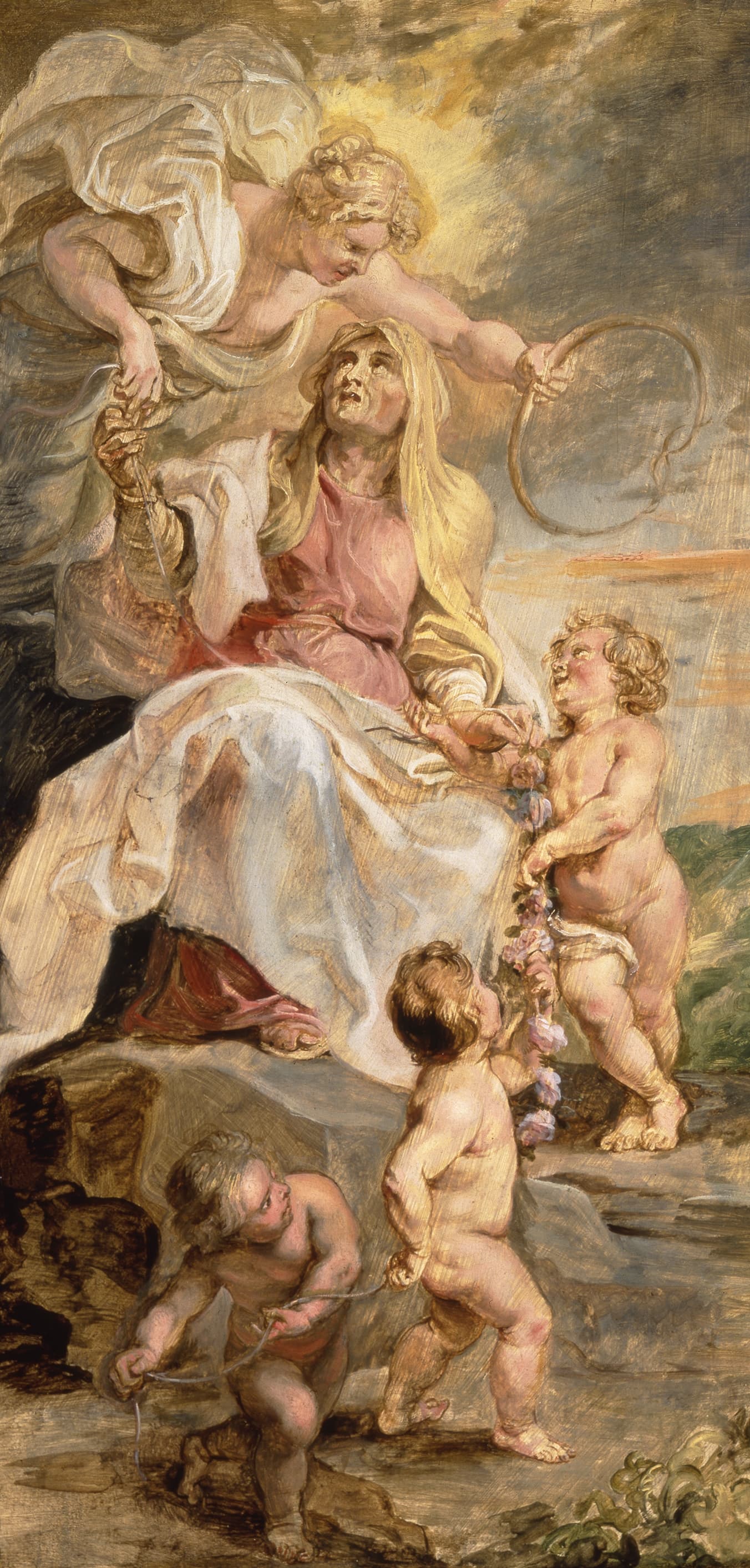 《永恒的寓言，教皇的继承》（Allegory of Eternity, the Succession of the Popes）｜彼得·保罗·鲁本斯 Peter Paul Rubens｜1622–1625