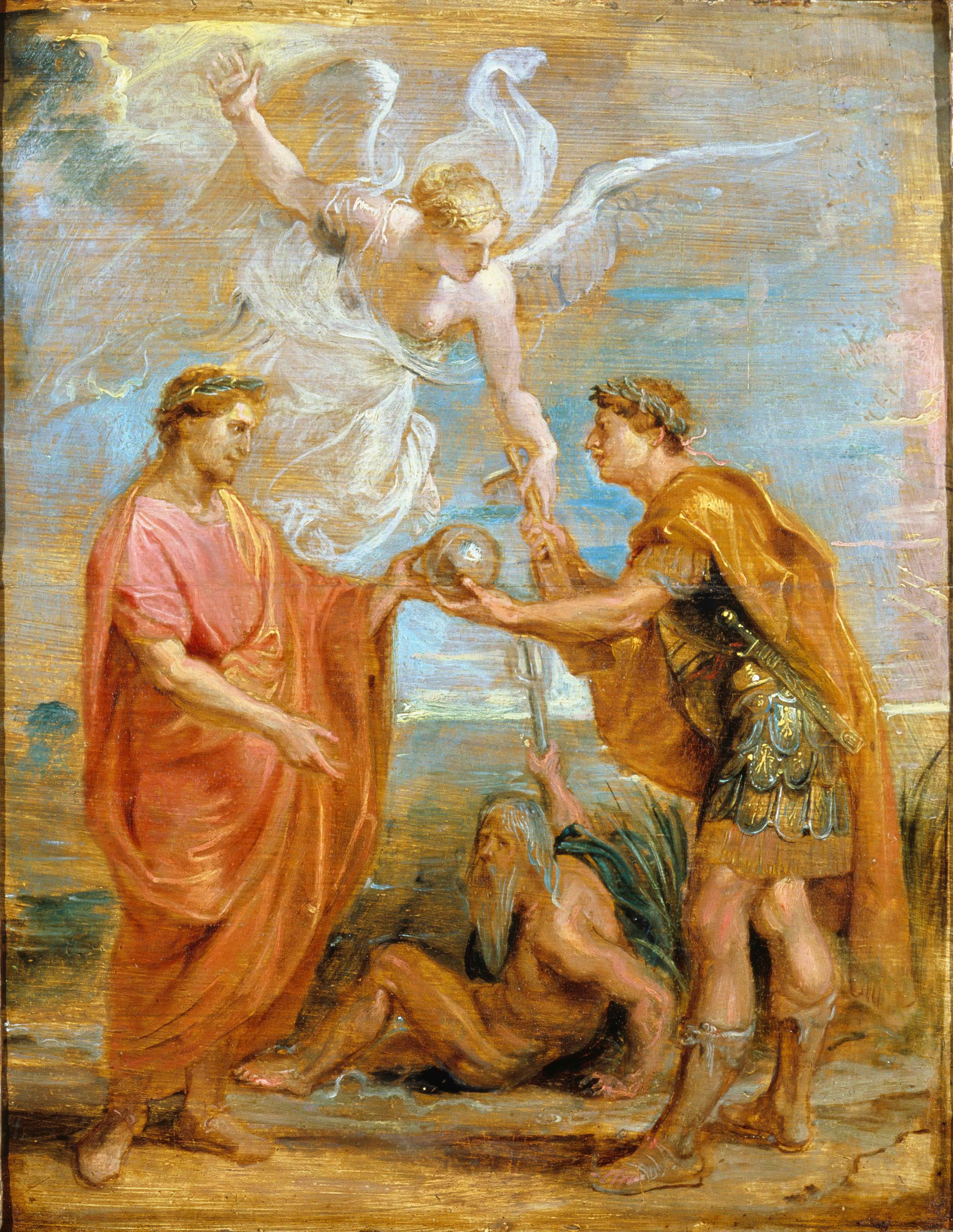 《君士坦提乌斯任命君士坦丁为他的继任者》（Constantius Appoints Constantine As His Successor）｜彼得·保罗·鲁本斯 Peter Paul Rubens｜1622