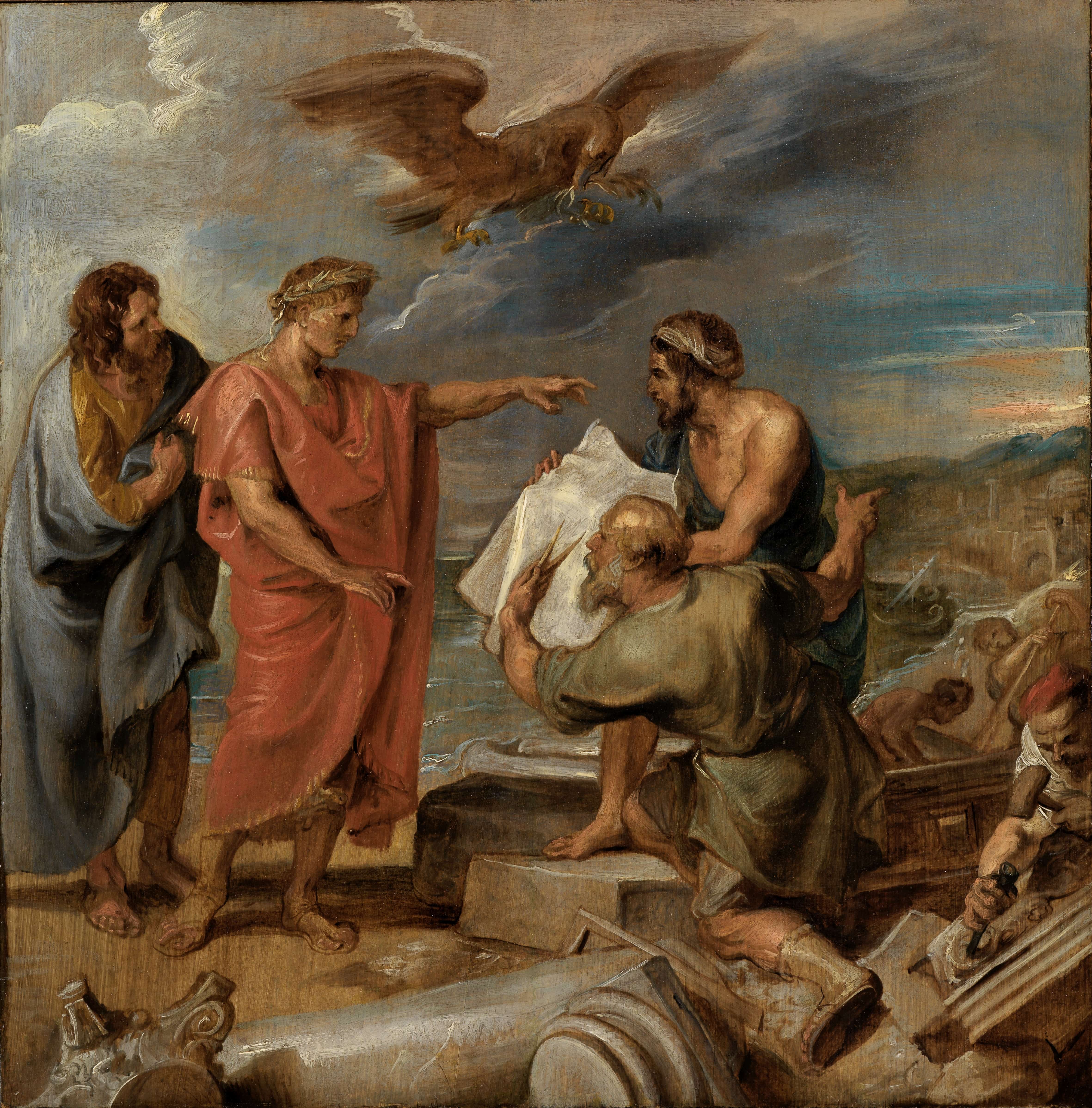 《君士坦丁堡的建立》（The founding of Constantinople）｜彼得·保罗·鲁本斯 Peter Paul Rubens｜约 1622–1623