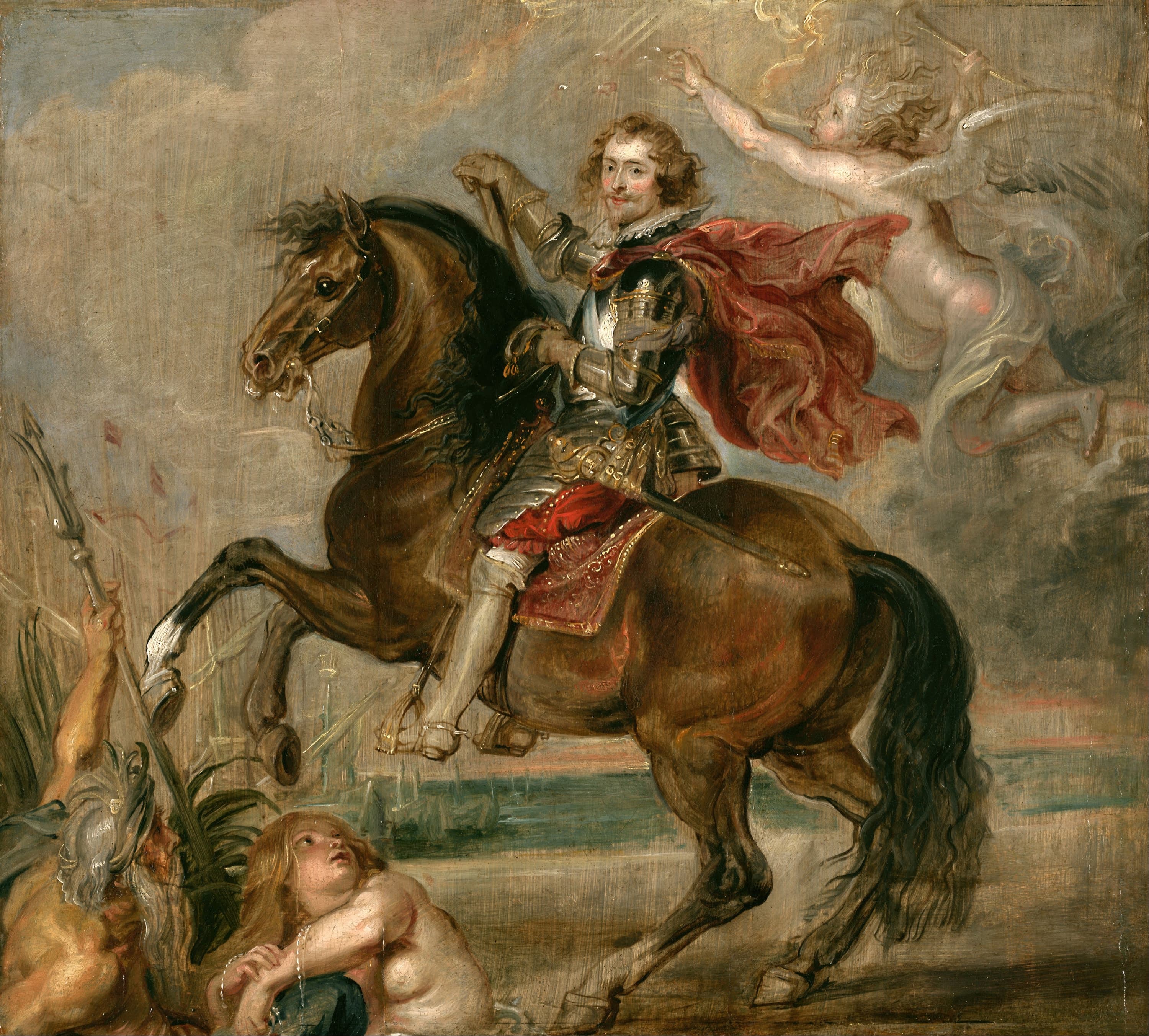 《白金汉公爵的骑马肖像》（Equestrian Portrait of the Duke of Buckingham）｜彼得·保罗·鲁本斯 Peter Paul Rubens｜1625