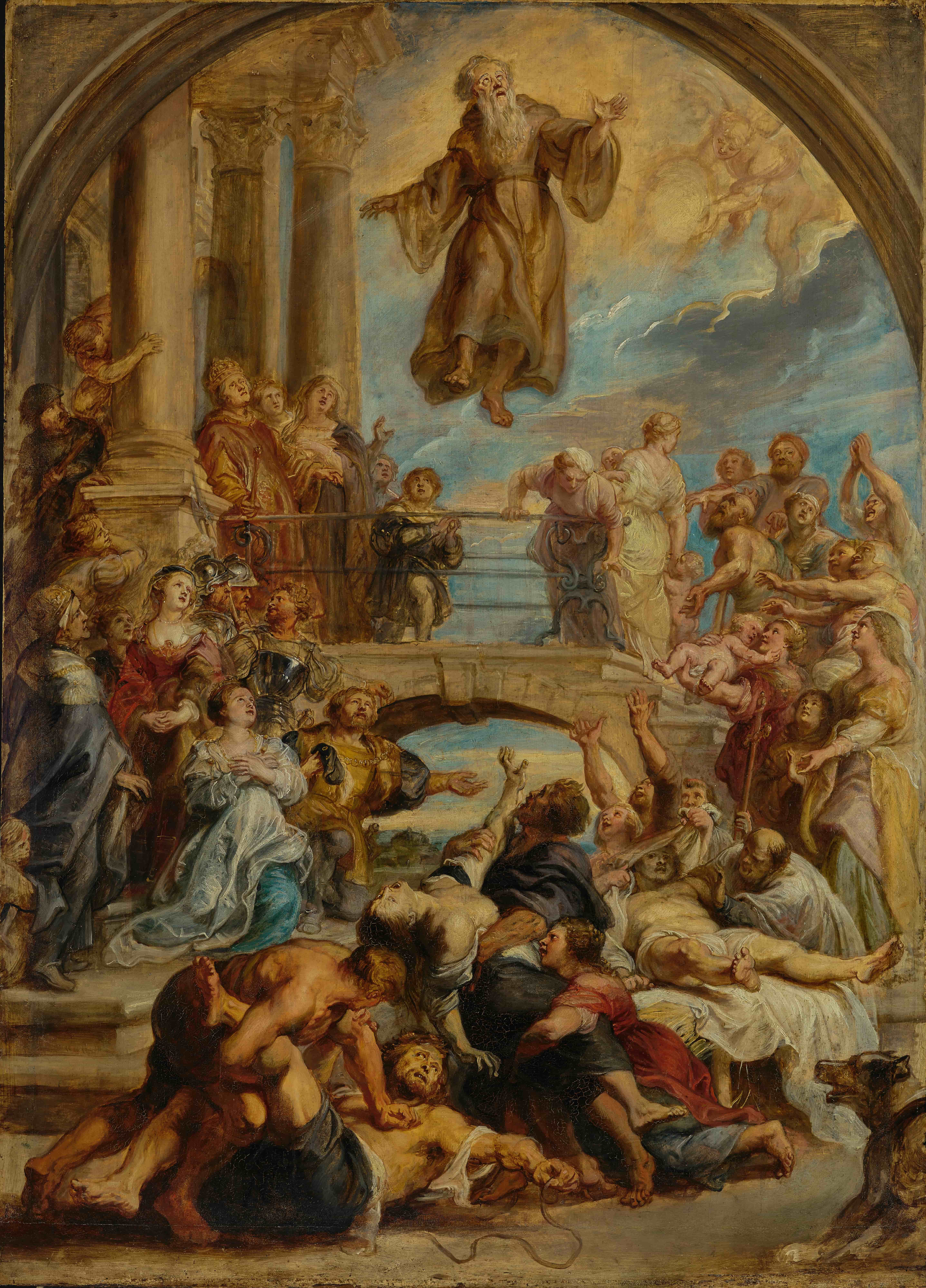 《保拉圣弗朗西斯的奇迹》（The Miracles of Saint Francis of Paola）｜彼得·保罗·鲁本斯 Peter Paul Rubens｜about 1627–1628