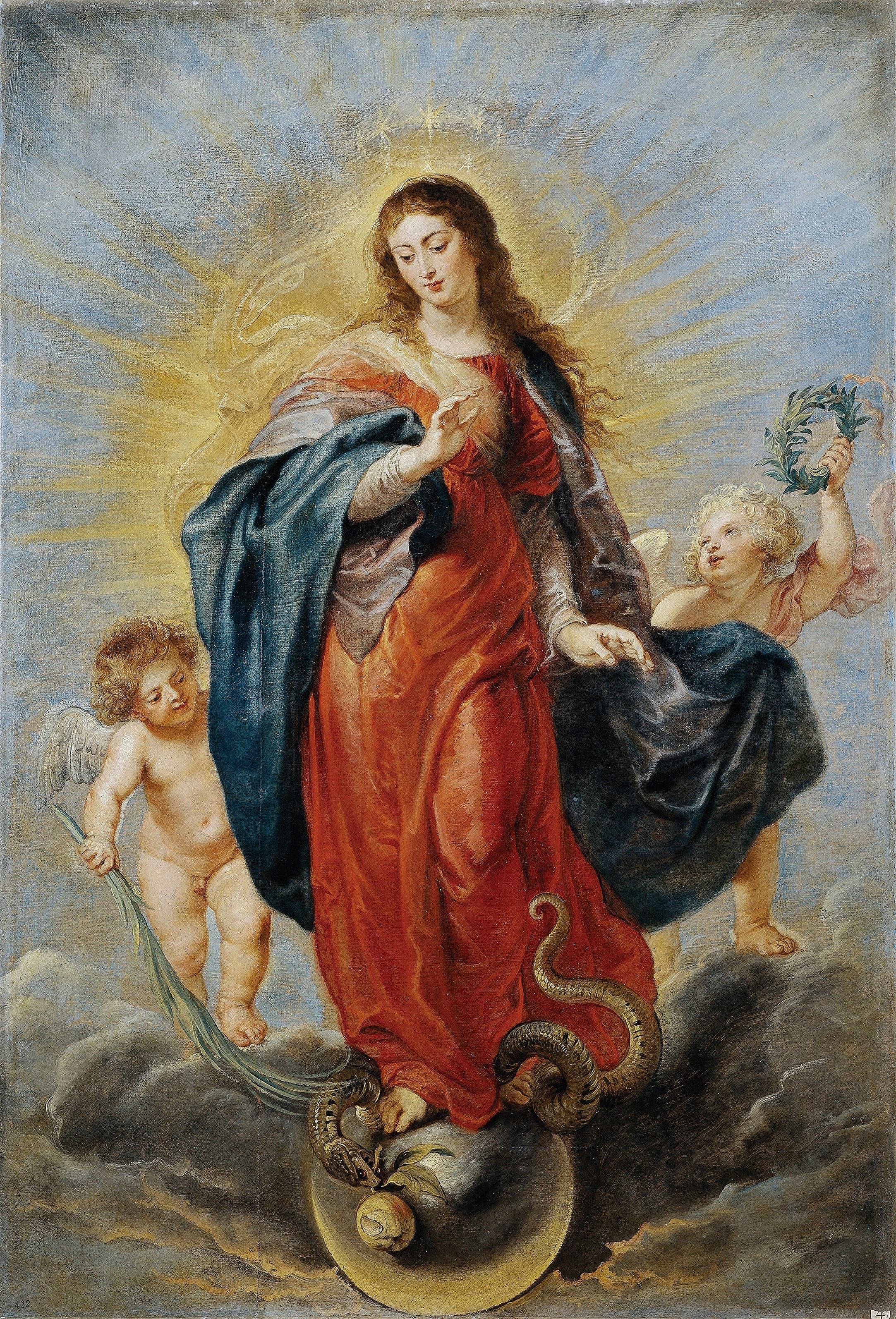 《圣母无染原罪》（Immaculate Conception）｜彼得·保罗·鲁本斯 Peter Paul Rubens｜1628–1629