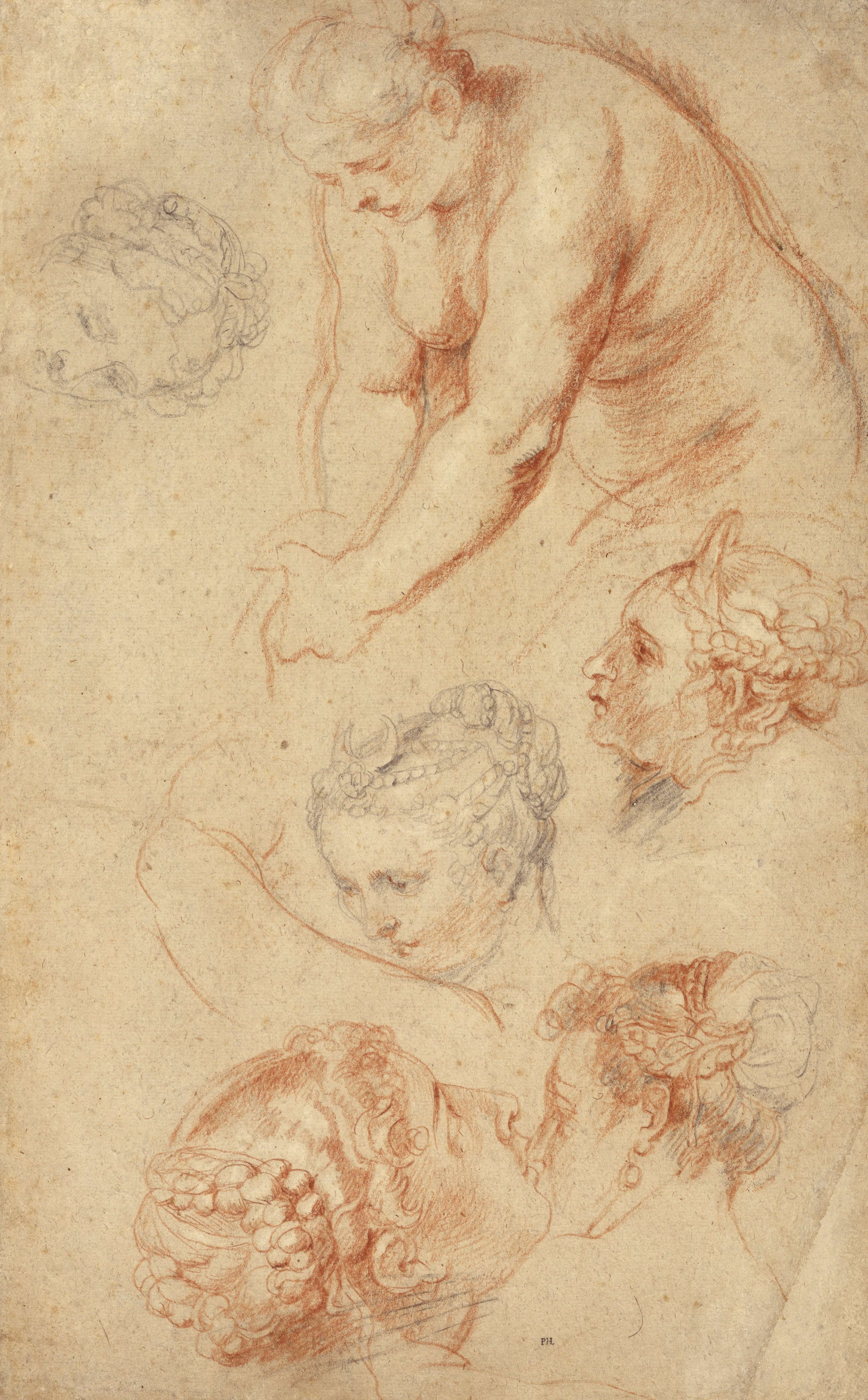 《妇女研究》（Studies of Women）｜彼得·保罗·鲁本斯 Peter Paul Rubens｜1628