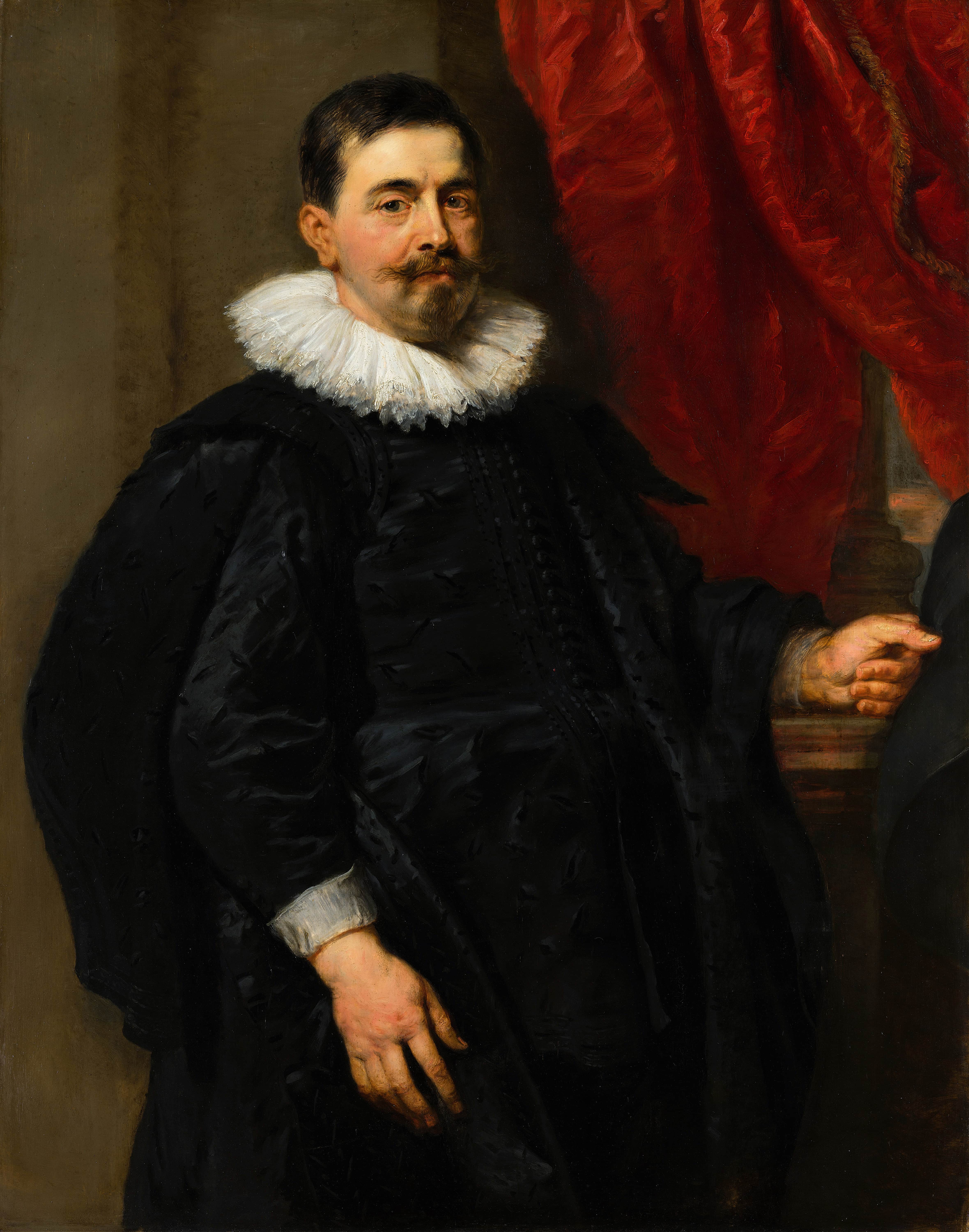 《一个男人的肖像，可能是彼得·凡·赫克》（Portrait of a Man,possibly Peter van Hecke）｜彼得·保罗·鲁本斯 Peter Paul Rubens｜约1630