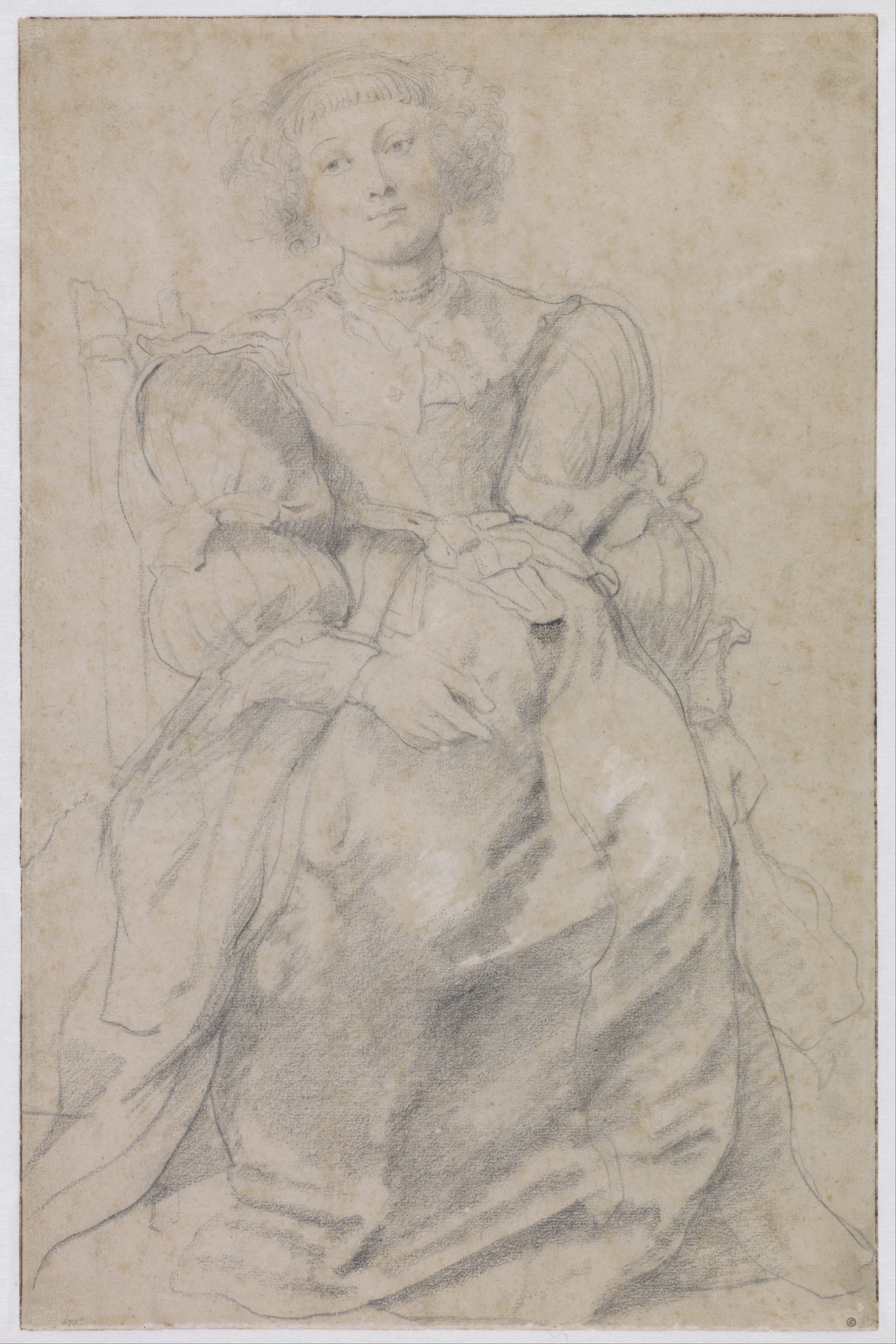 《海伦·福尔曼的肖像》（Portrait of Hélène Fourment）｜彼得·保罗·鲁本斯 Peter Paul Rubens｜约 1630–1631