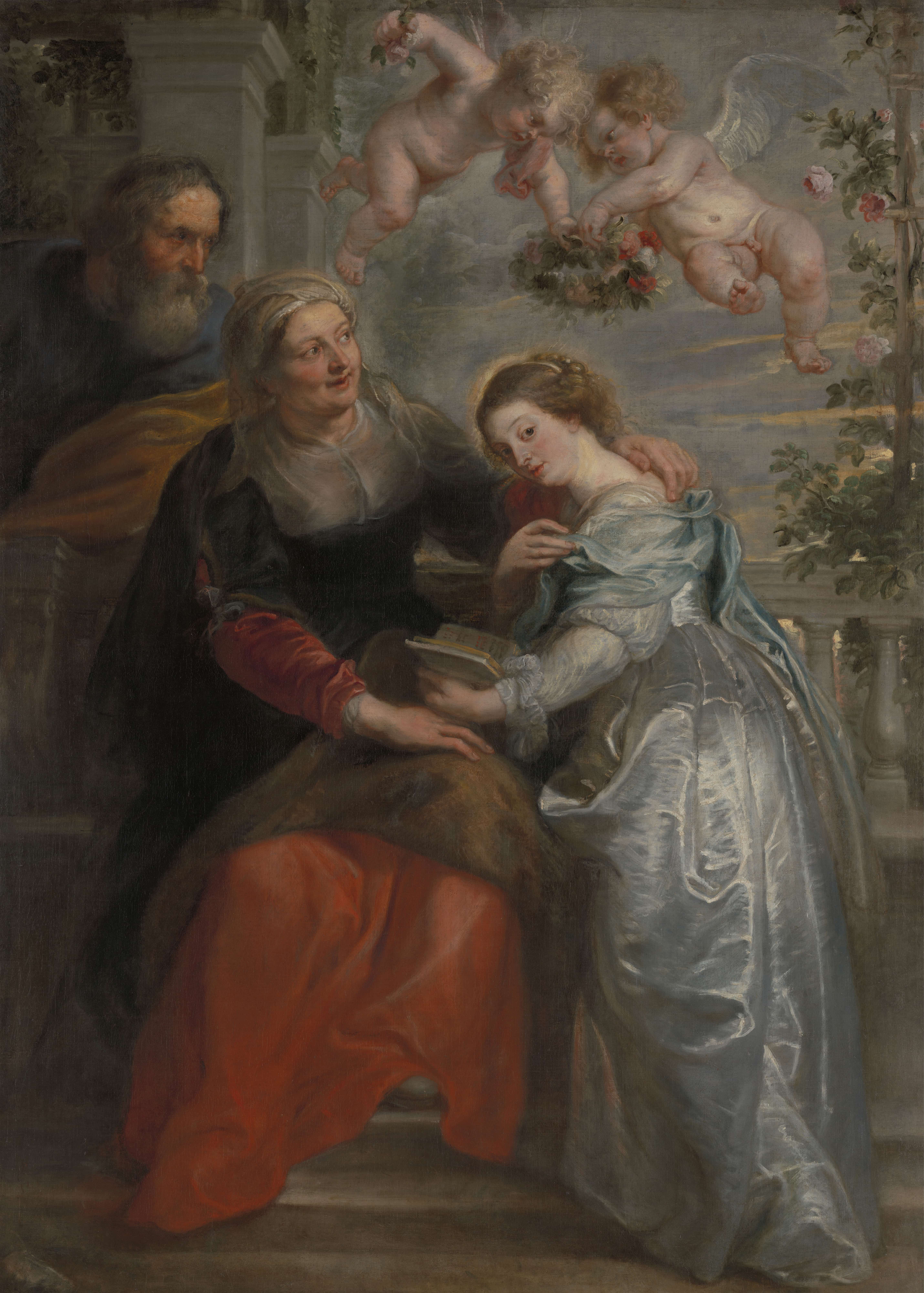 《圣母的教育》（The Education of Mary）｜彼得·保罗·鲁本斯 Peter Paul Rubens｜1630–1635