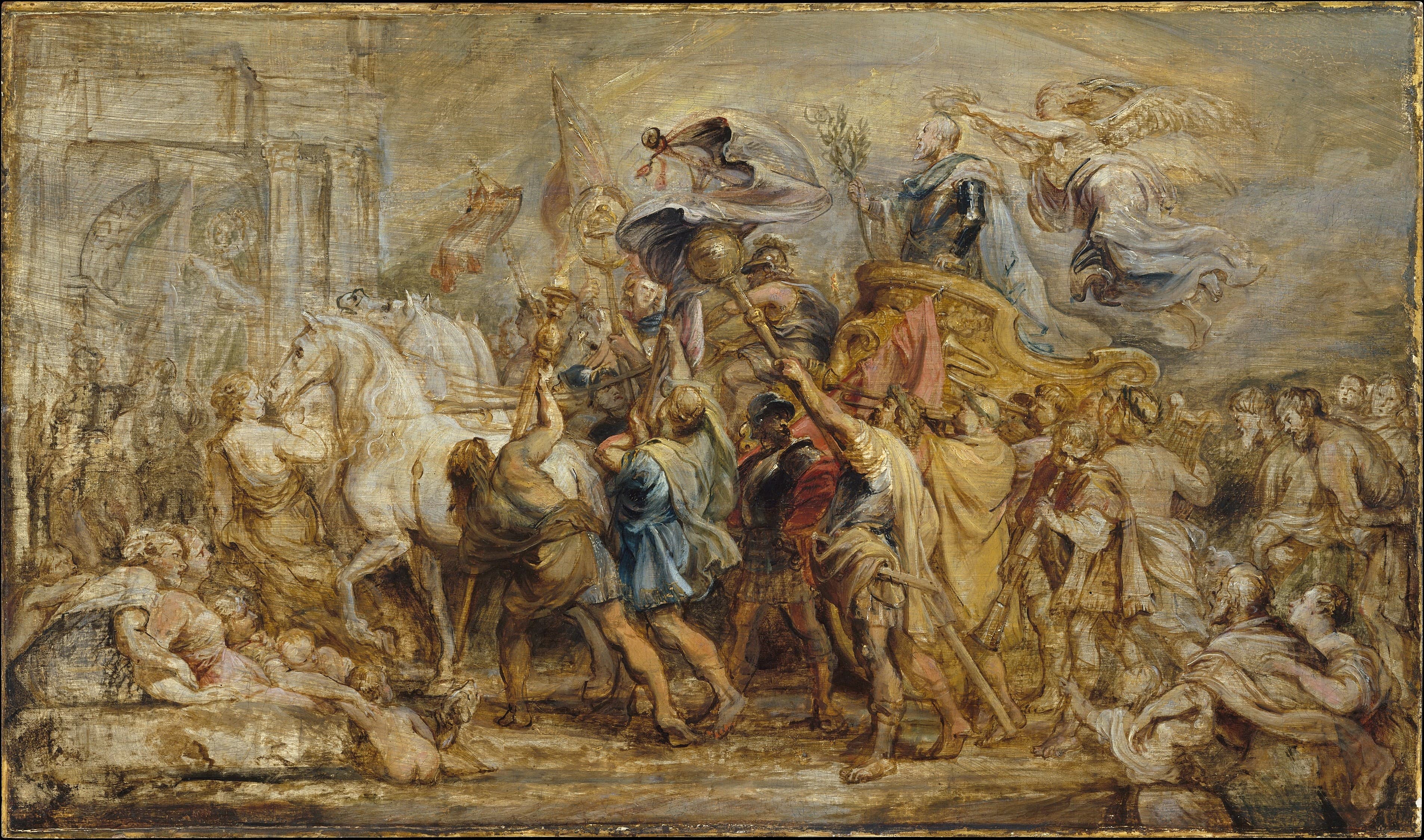 《亨利四世的胜利》（The Triumph of Henry IV）｜彼得·保罗·鲁本斯 Peter Paul Rubens｜约1630