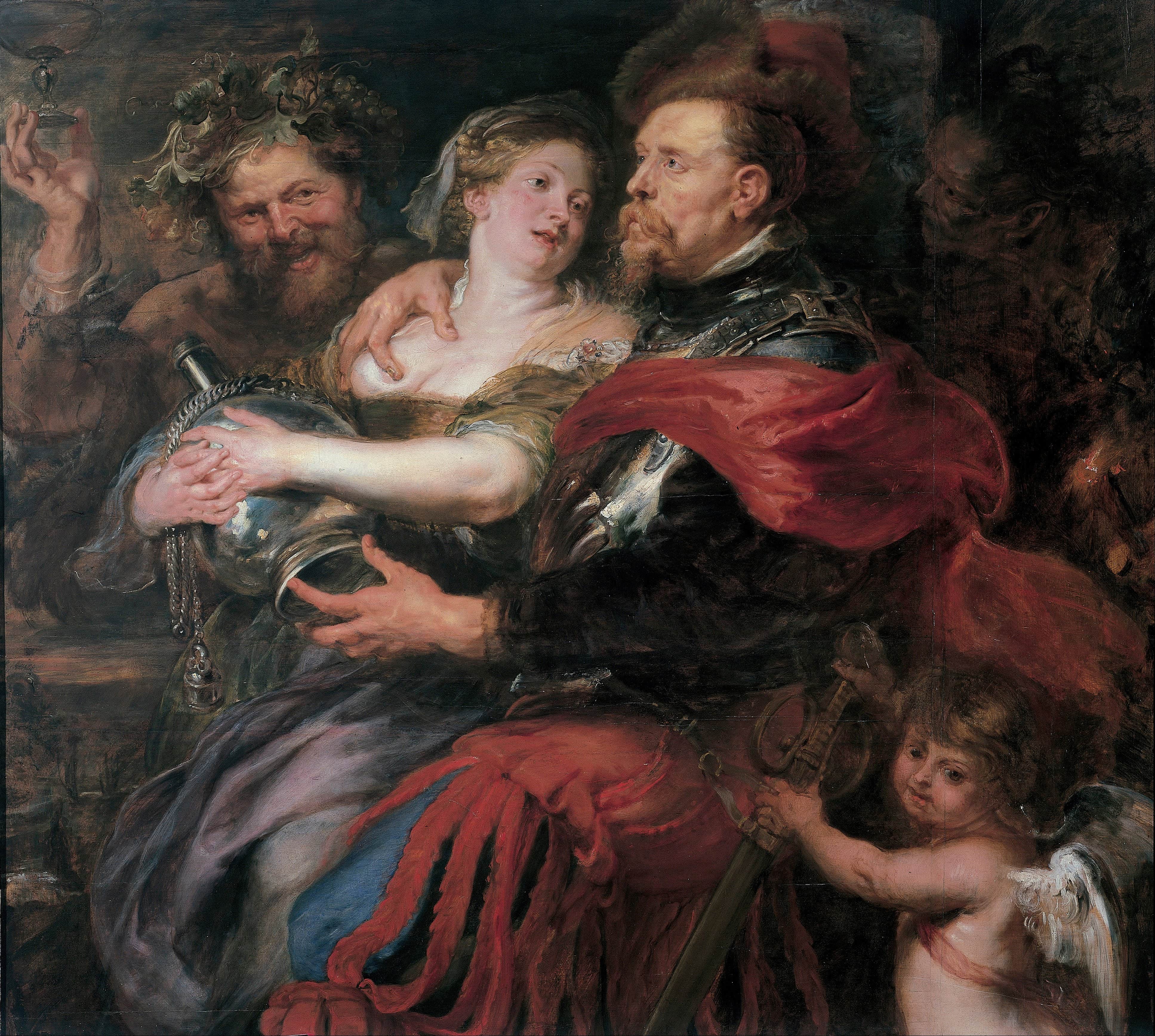 《金星和火星》（Venus and Mars）｜彼得·保罗·鲁本斯 Peter Paul Rubens｜between 1632 and 1635