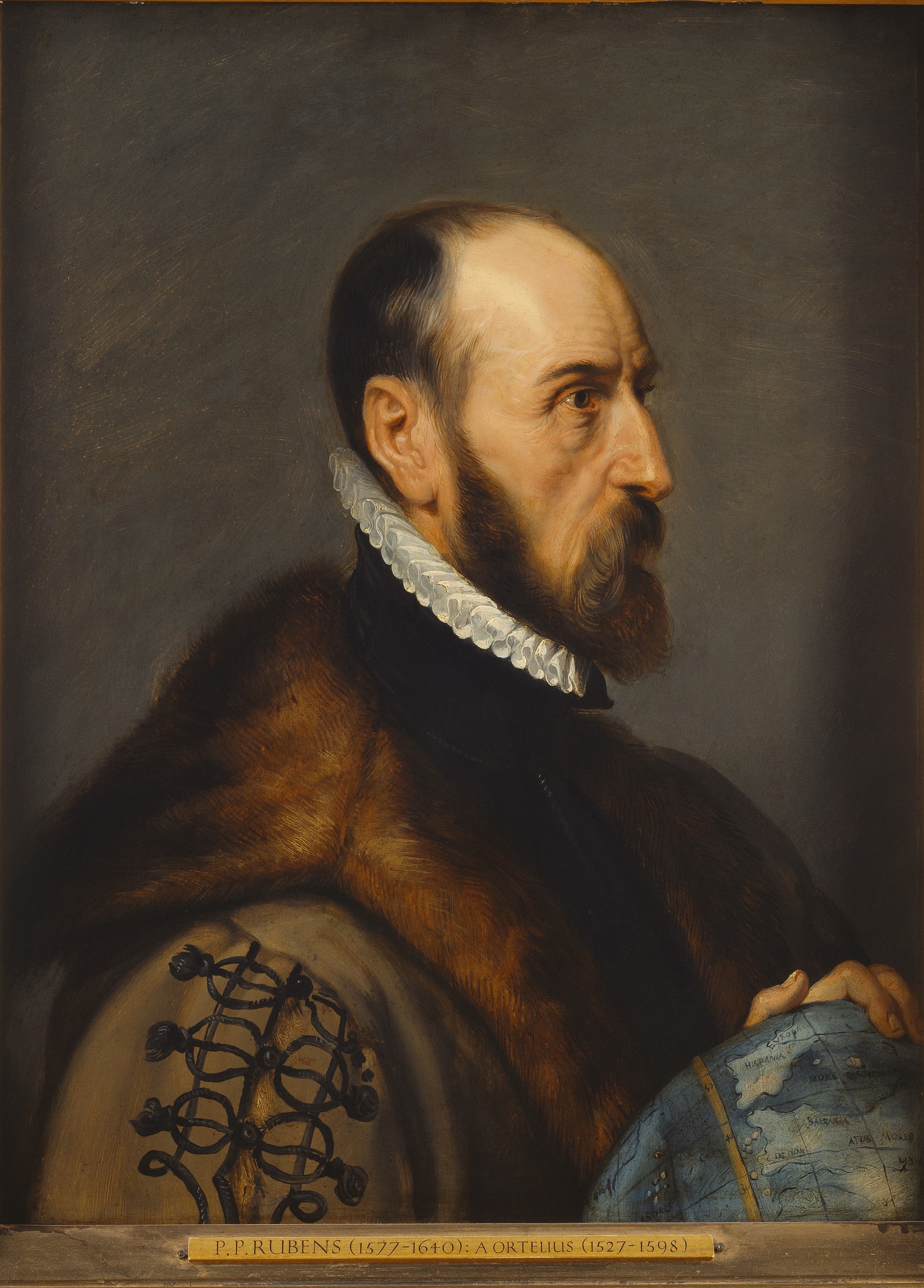 《亚伯拉罕·奥特柳斯的肖像（1527-1598）》（Portrait of Abraham Ortelius (1527-1598)）｜彼得·保罗·鲁本斯 Peter Paul Rubens｜1633