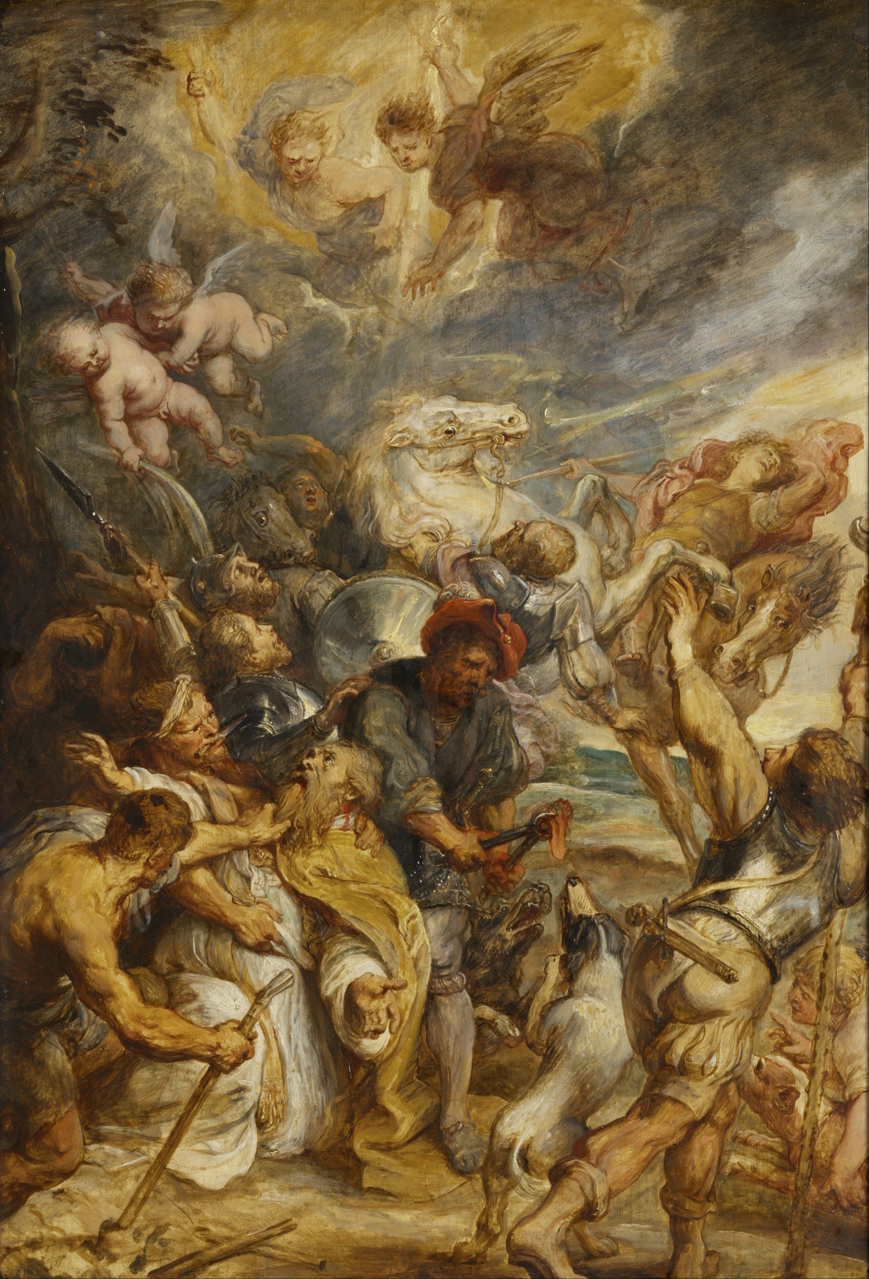 《圣利维努斯的殉难》（The Martyrdom of Saint Livinus）｜彼得·保罗·鲁本斯 Peter Paul Rubens｜1633–1635