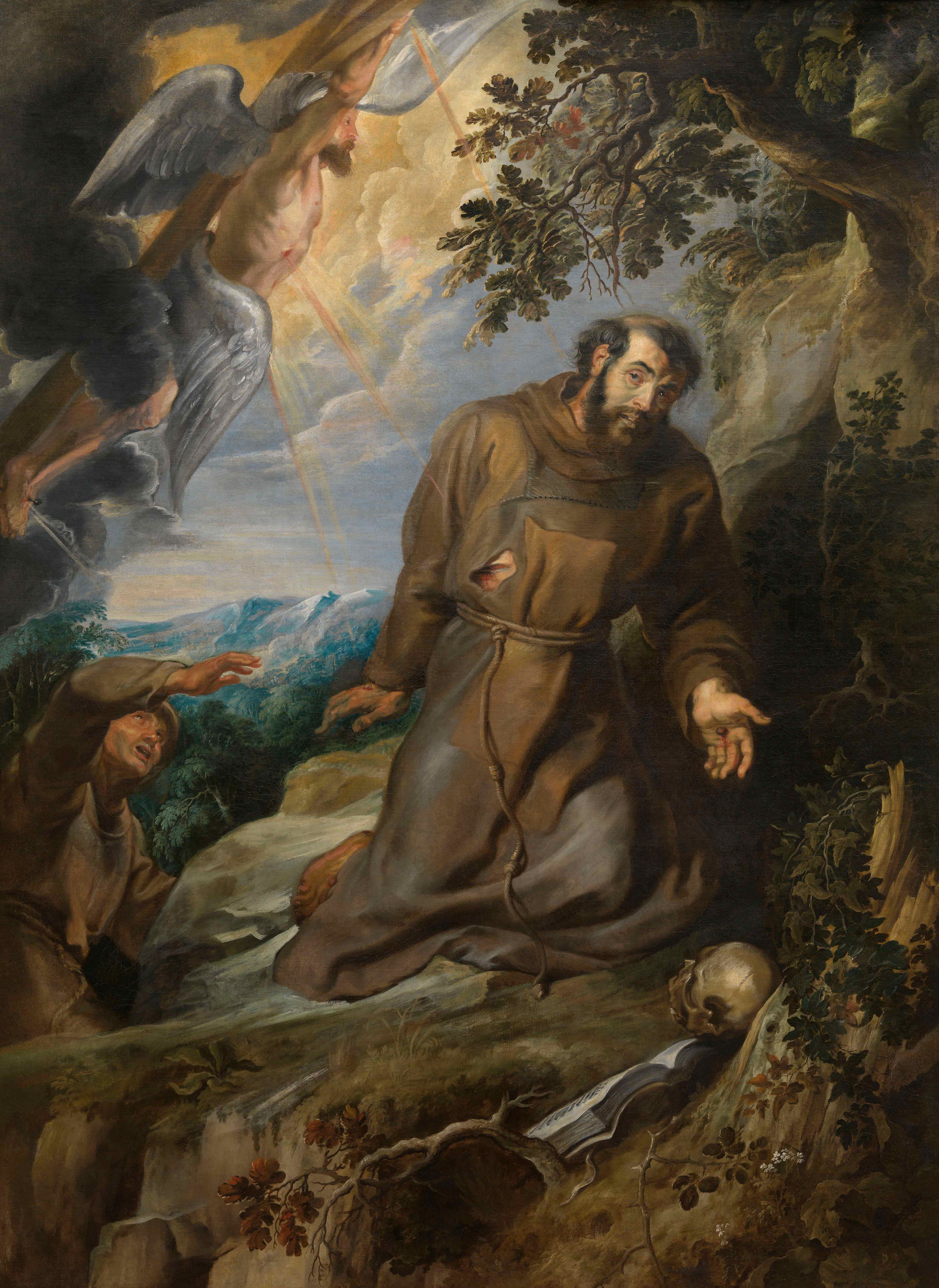 《阿西西圣方济各的污名化》（The stigmatisation of Saint Francis of Assisi）｜彼得·保罗·鲁本斯 Peter Paul Rubens｜约 1633