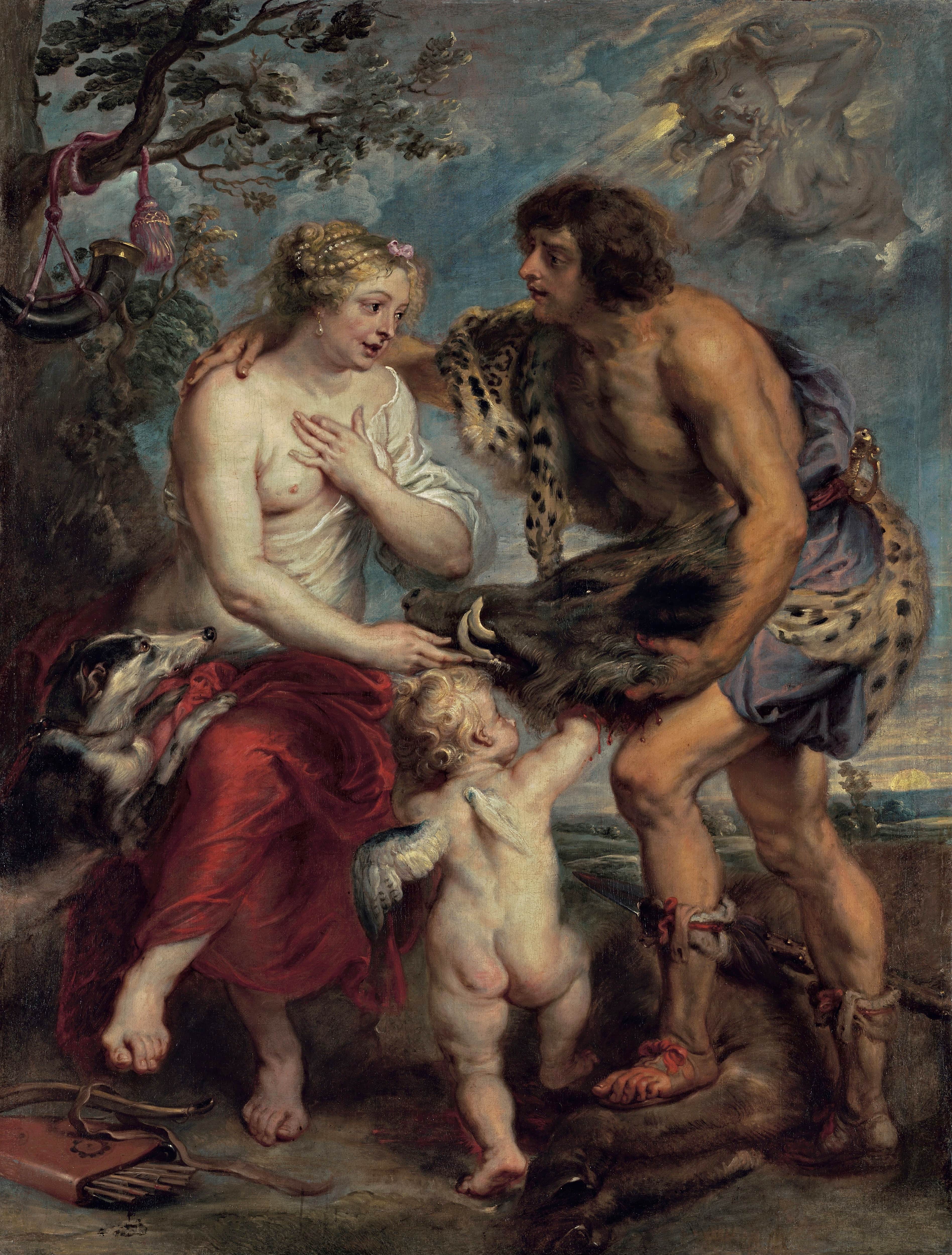 《梅莱格和阿塔兰特》（Meleager and Atalante）｜彼得·保罗·鲁本斯 Peter Paul Rubens｜约 1635
