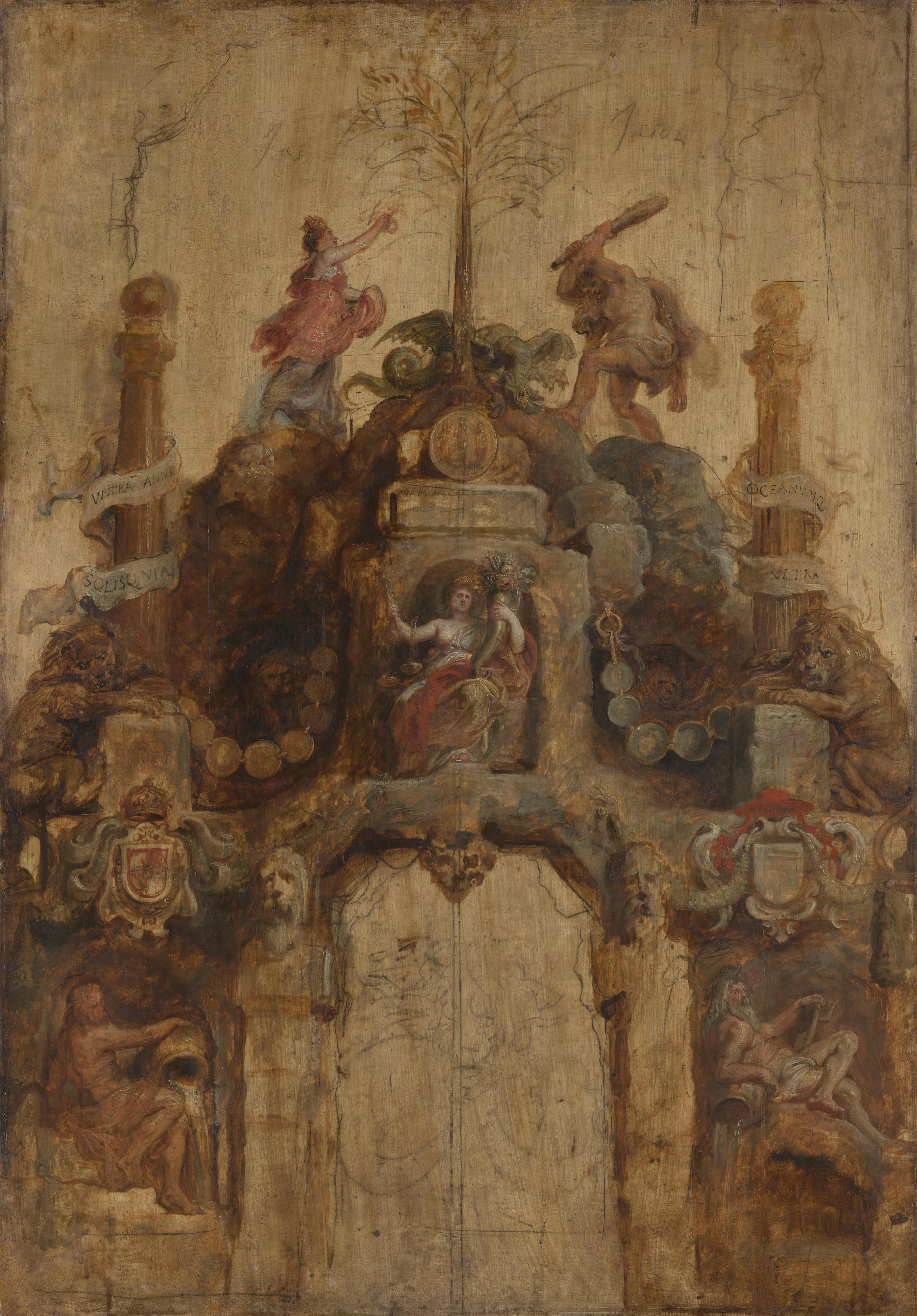 《造币厂拱门（正面）》（The Arch of the Mint (front)）｜彼得·保罗·鲁本斯 Peter Paul Rubens｜1635