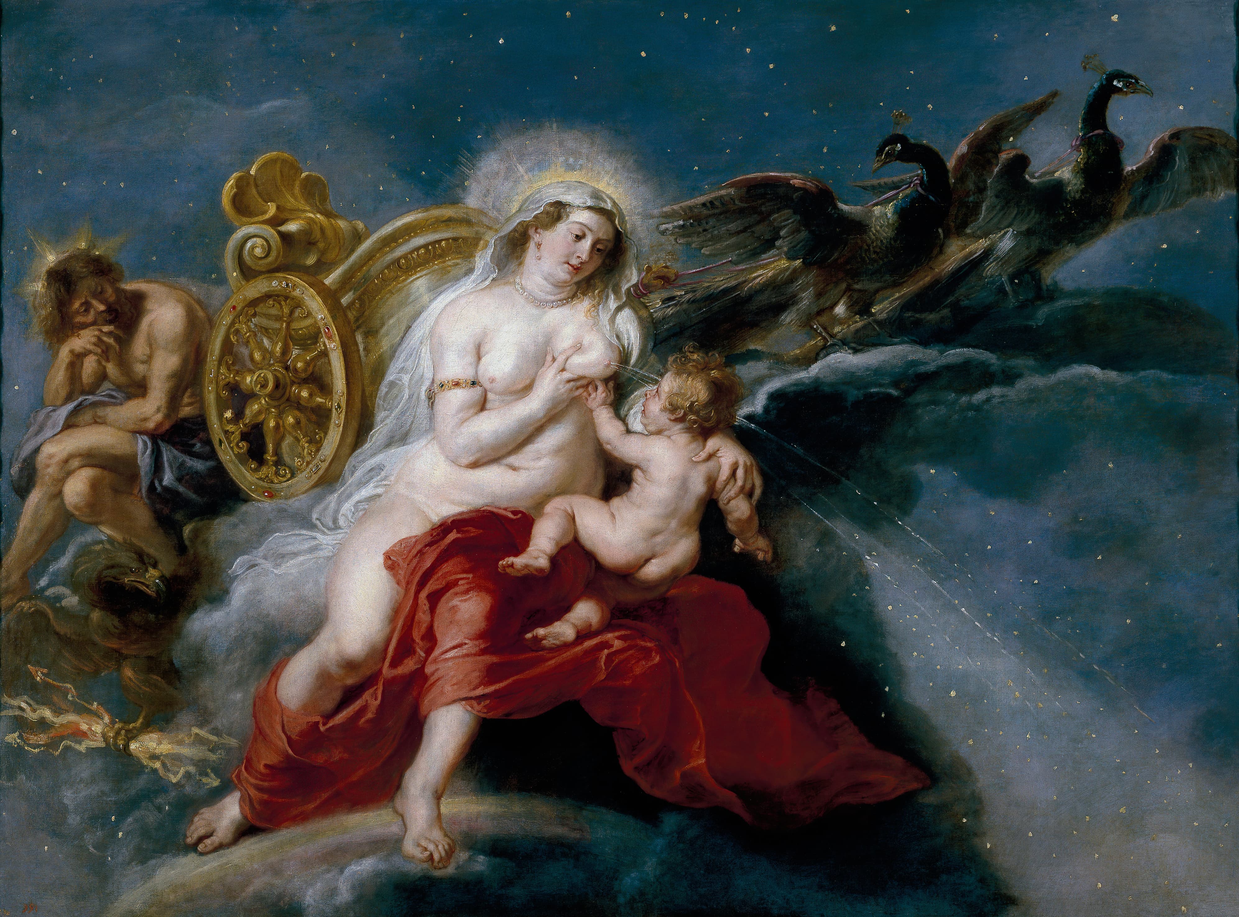 《银河系的起源》（The Origin Of The Milky Way）｜彼得·保罗·鲁本斯 Peter Paul Rubens｜1636–1637