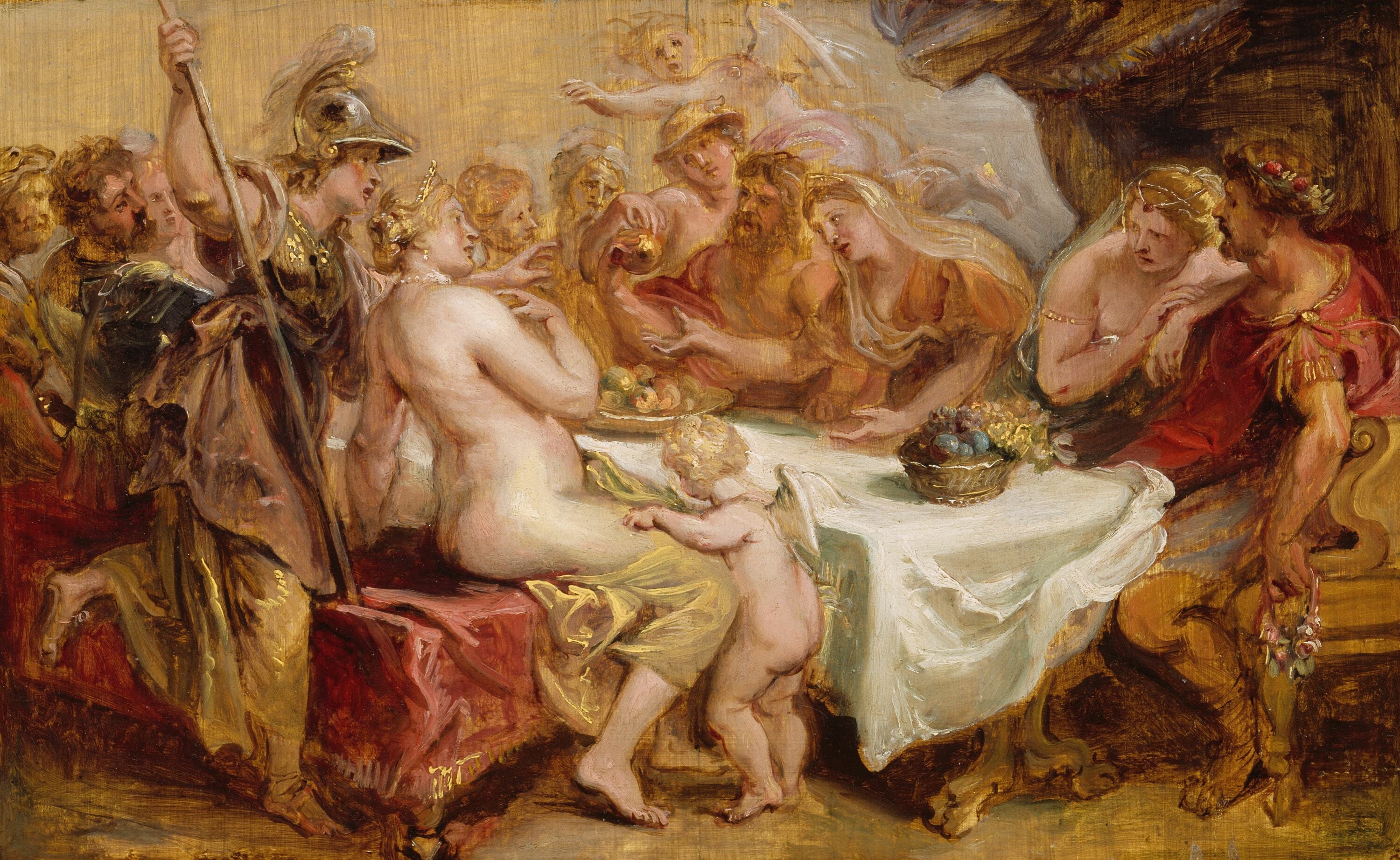 《珀琉斯与忒提斯的婚礼》（The Wedding of Peleus and Thetis）｜彼得·保罗·鲁本斯 Peter Paul Rubens｜1636