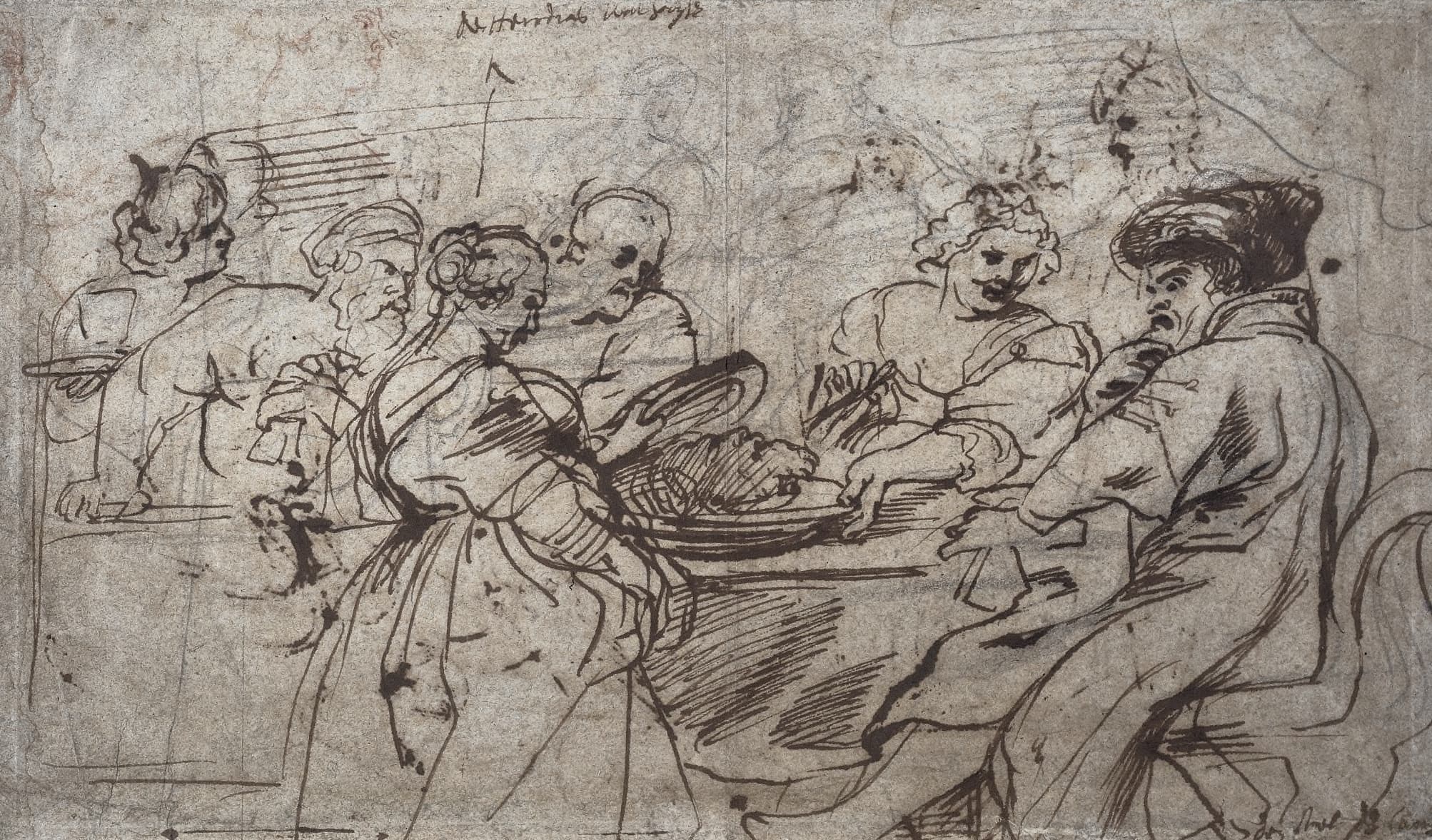 《希律王的盛宴（右页）》（The Feast of Herod (recto)）｜彼得·保罗·鲁本斯 Peter Paul Rubens｜约1637–1638