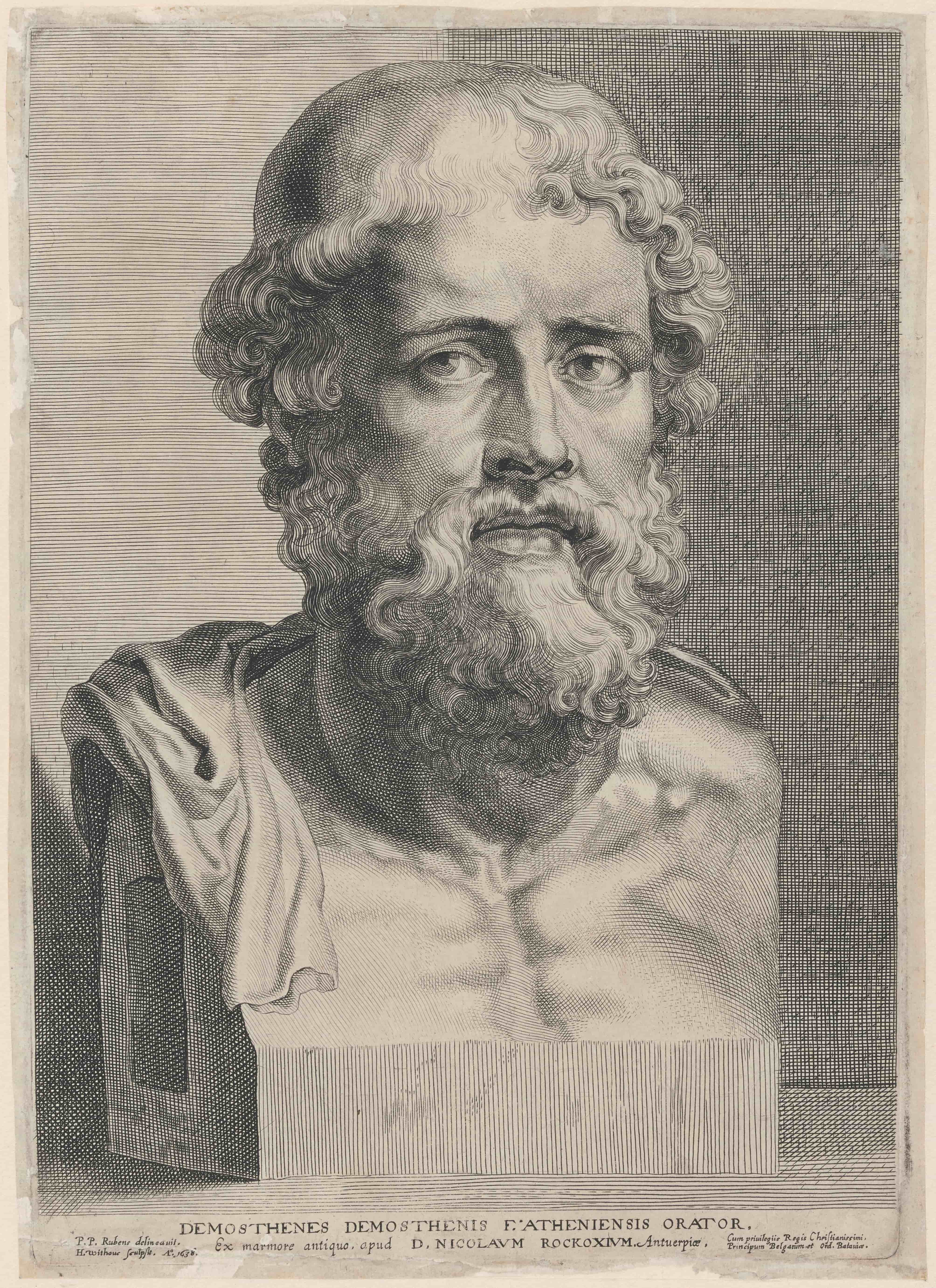《德摩斯梯尼》（Demosthenes）｜彼得·保罗·鲁本斯 Peter Paul Rubens｜1638