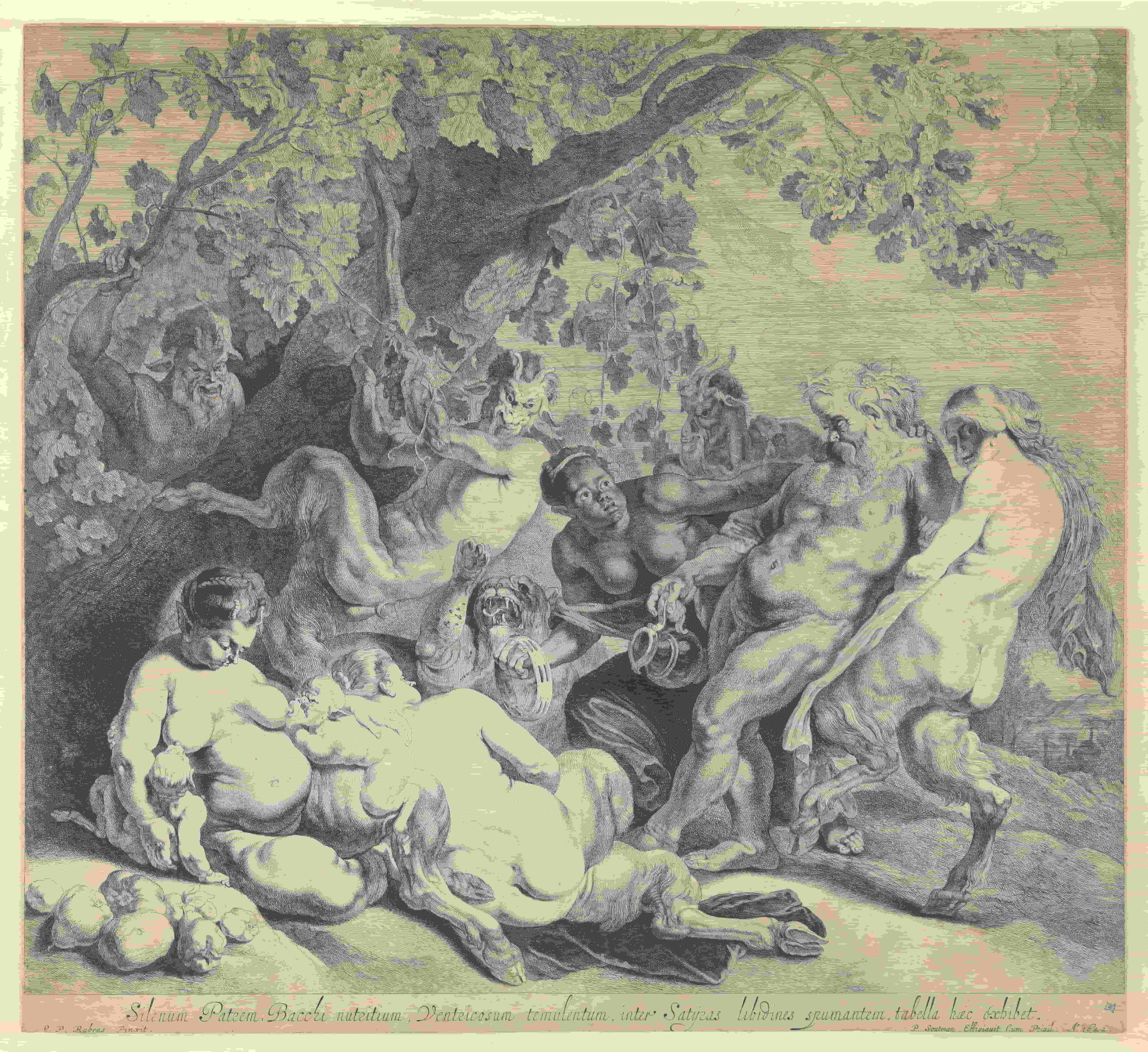 《西勒诺斯游行》（The Parade of Silenus）｜彼得·保罗·鲁本斯 Peter Paul Rubens｜不明