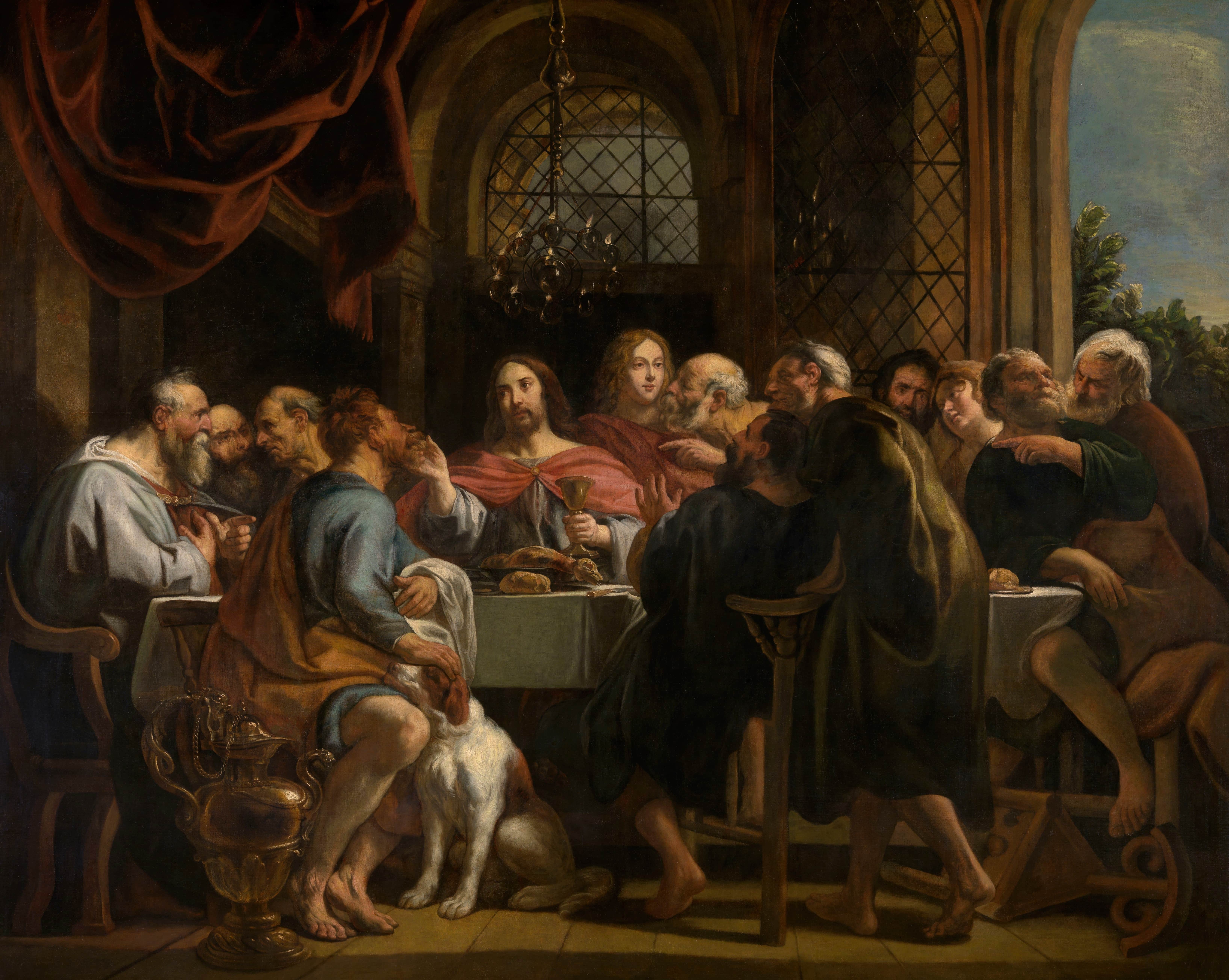 《最后的晚餐》（The Last Supper）｜彼得·保罗·鲁本斯 Peter Paul Rubens｜不明