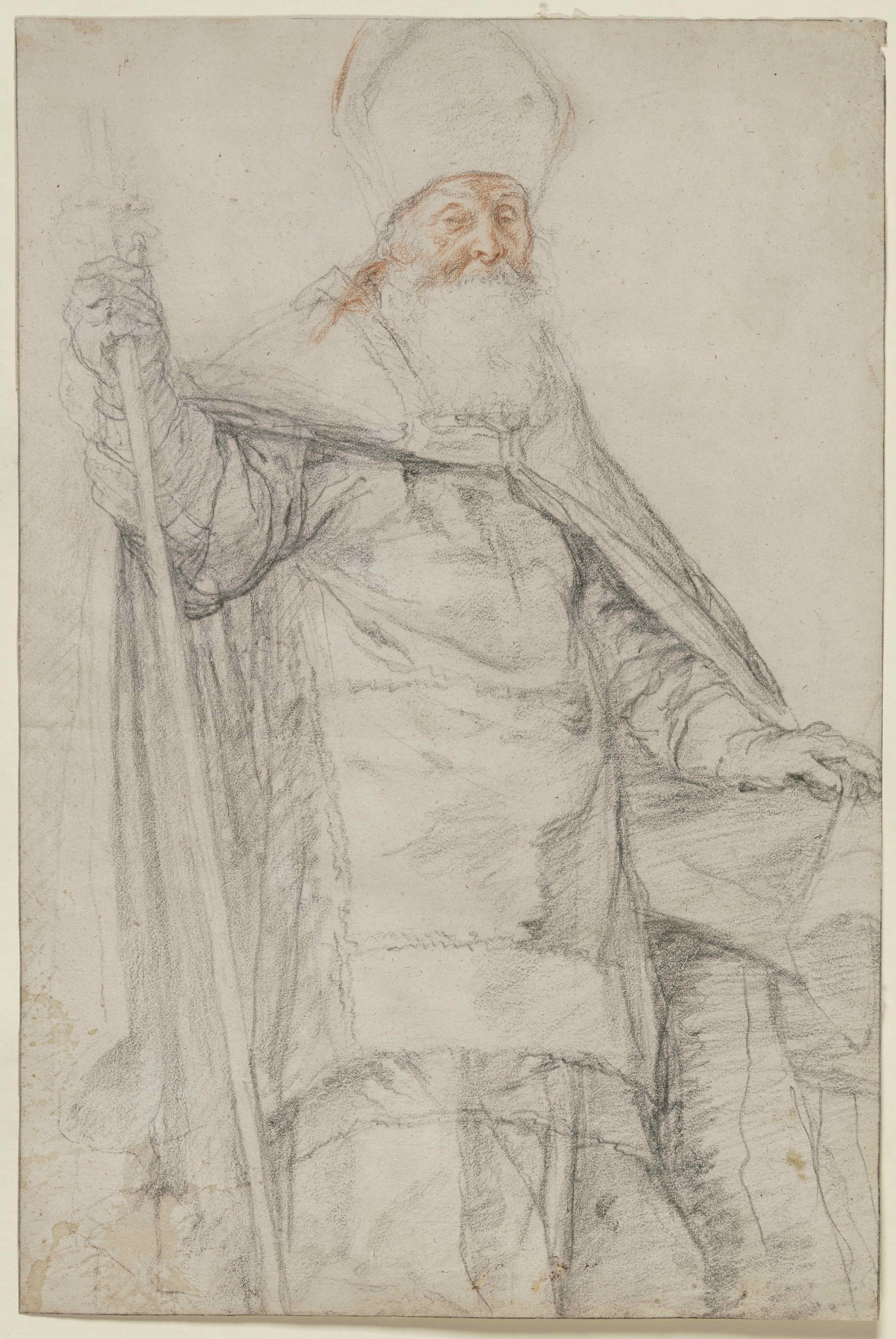 《身着盛装的主教》（A bishop in full regalia）｜彼得·保罗·鲁本斯 Peter Paul Rubens｜不明