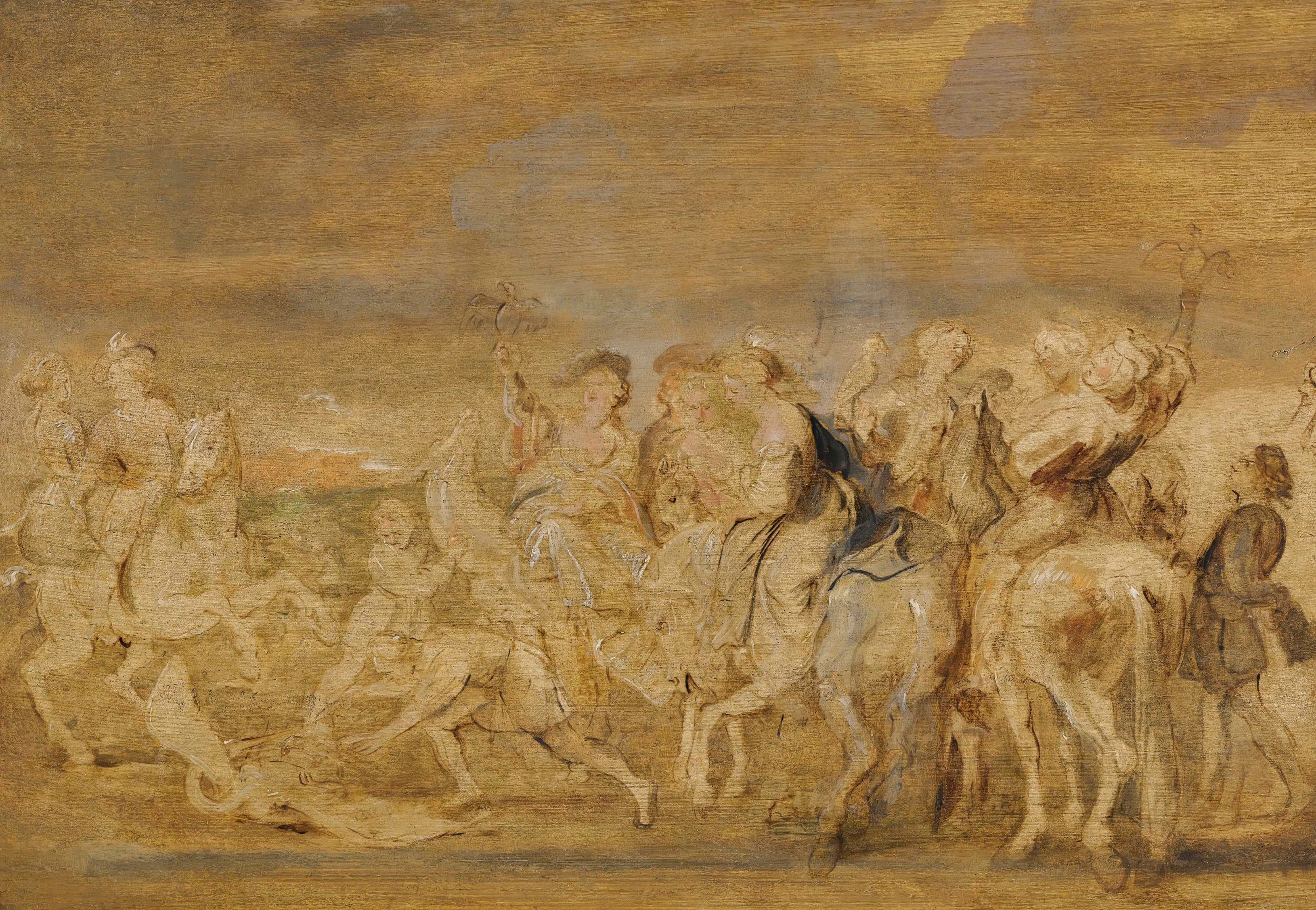 《霍金派对》（A Hawking Party）｜彼得·保罗·鲁本斯 Peter Paul Rubens｜不明