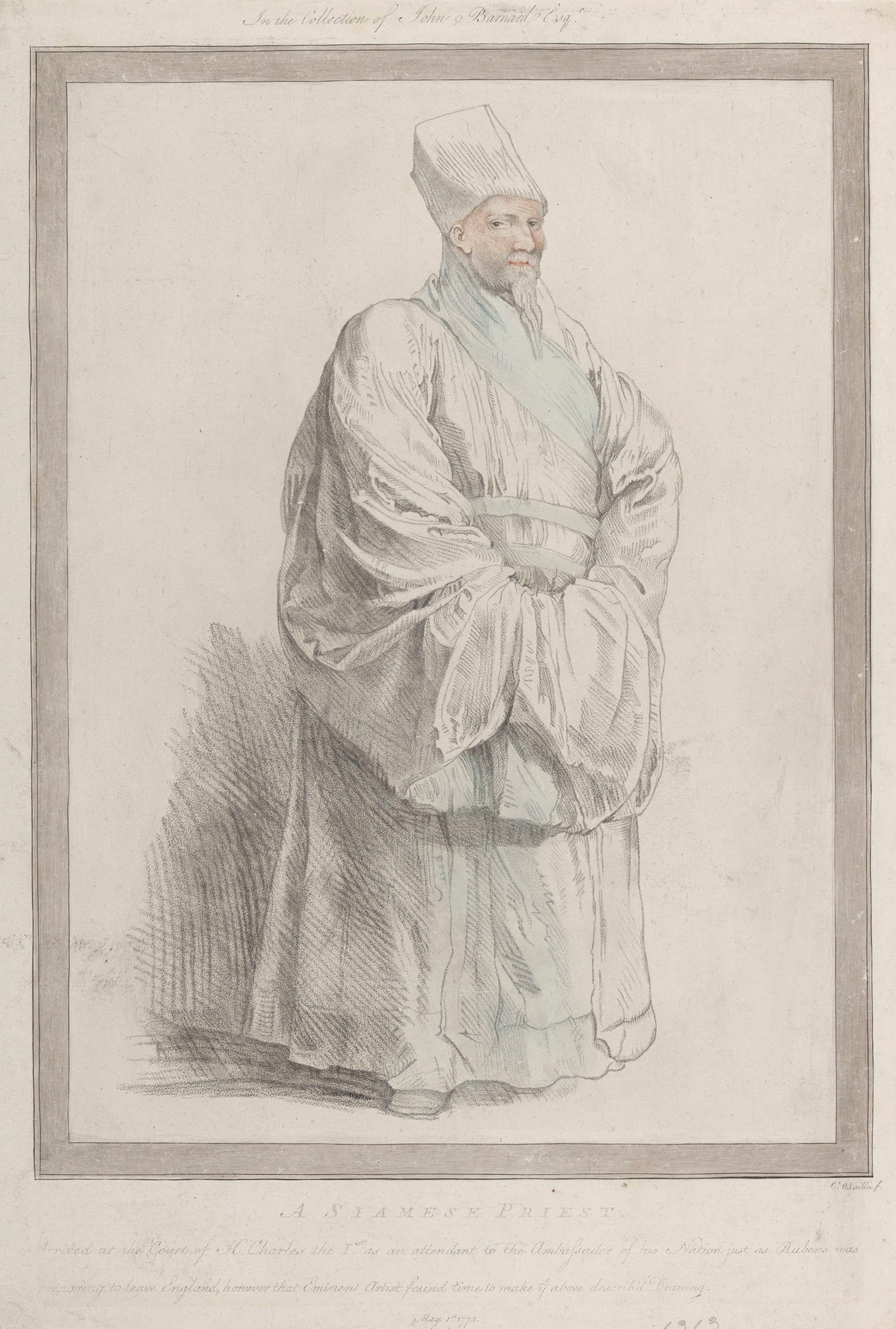 《暹罗牧师》（A Siamese Priest）｜彼得·保罗·鲁本斯 Peter Paul Rubens｜不明