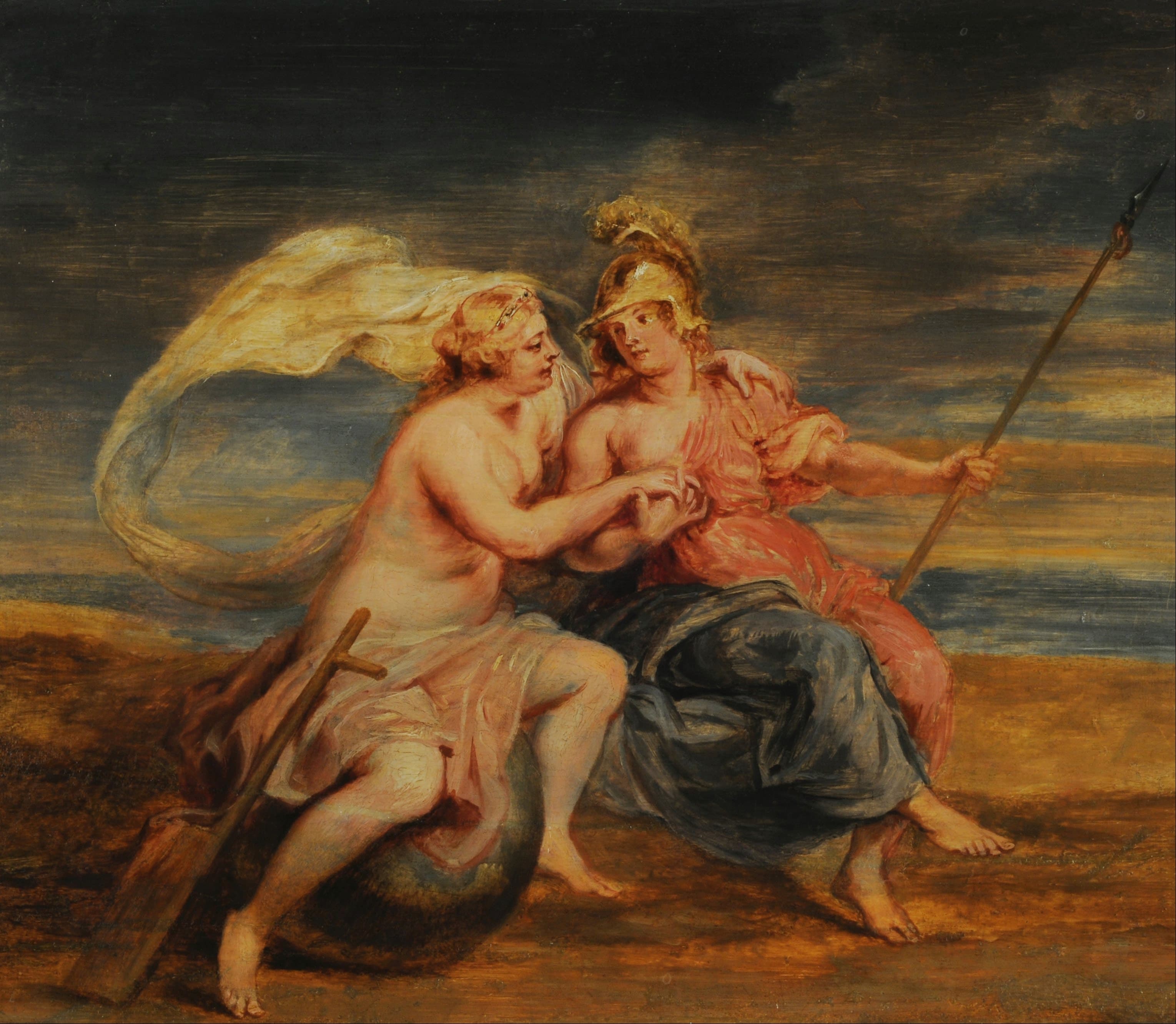 《财富与美德的寓言》（Allegory of Fortune and Virtue）｜彼得·保罗·鲁本斯 Peter Paul Rubens｜17世纪