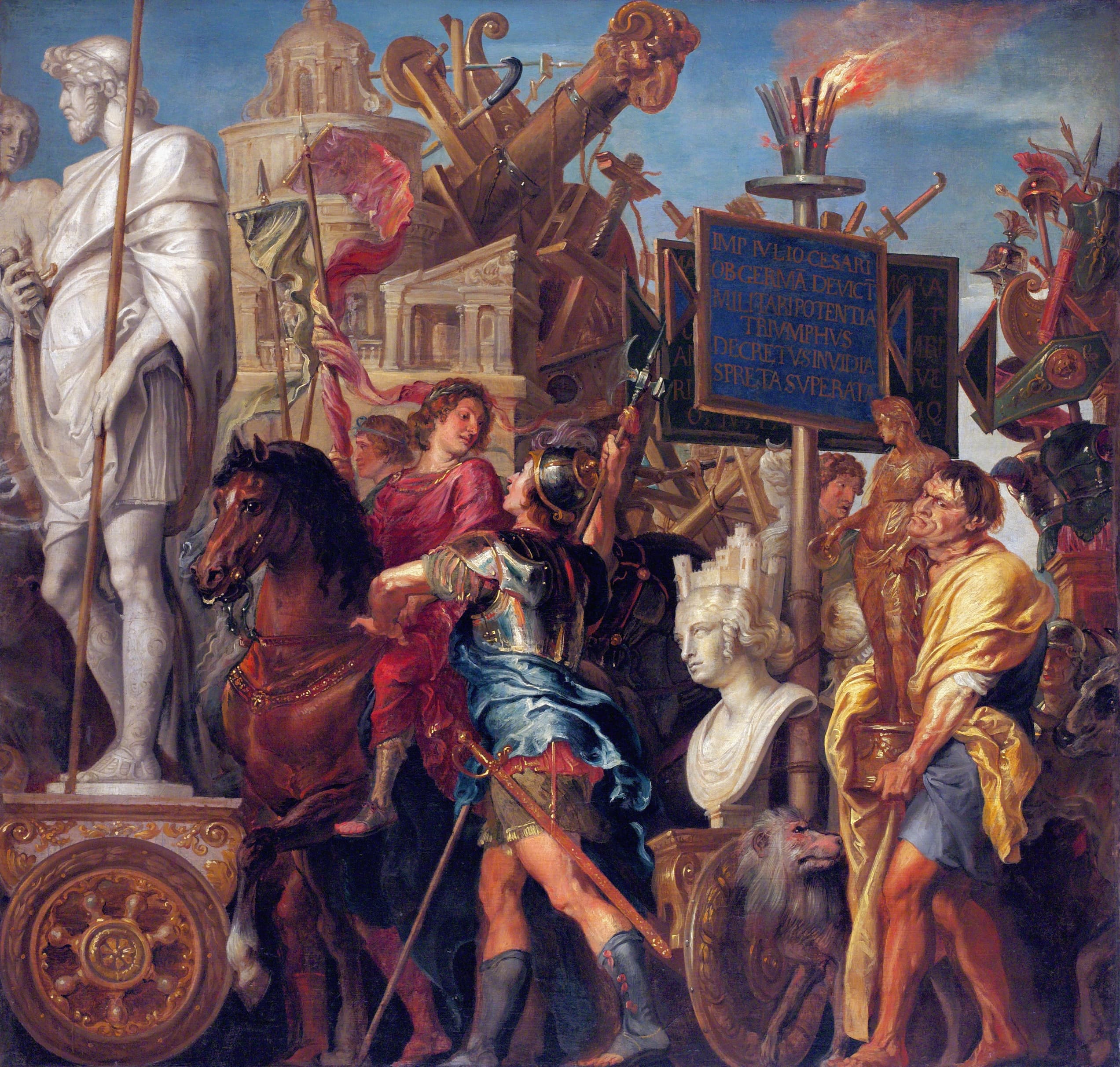 《凯撒的胜利》（Caesar's Triumph）｜彼得·保罗·鲁本斯 Peter Paul Rubens｜不明