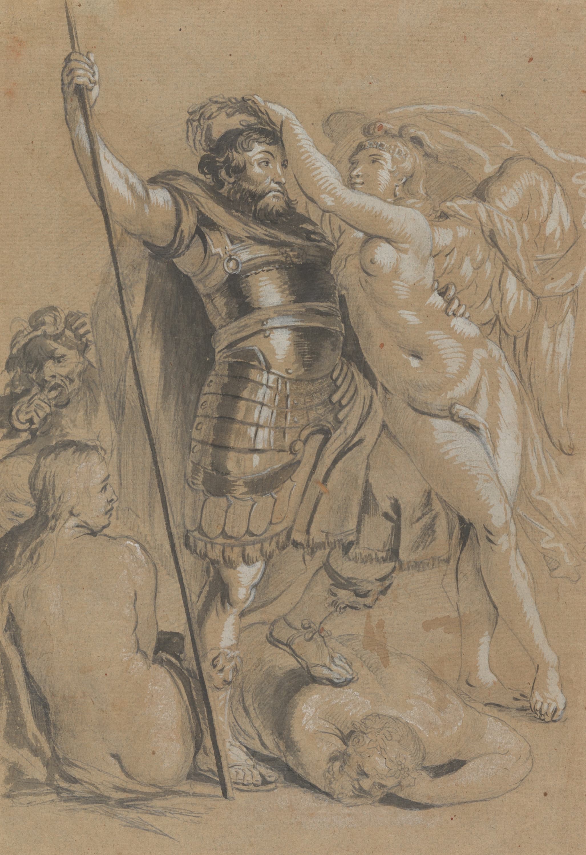 《火星加冕》（Crowning of Mars）｜彼得·保罗·鲁本斯 Peter Paul Rubens｜18世纪