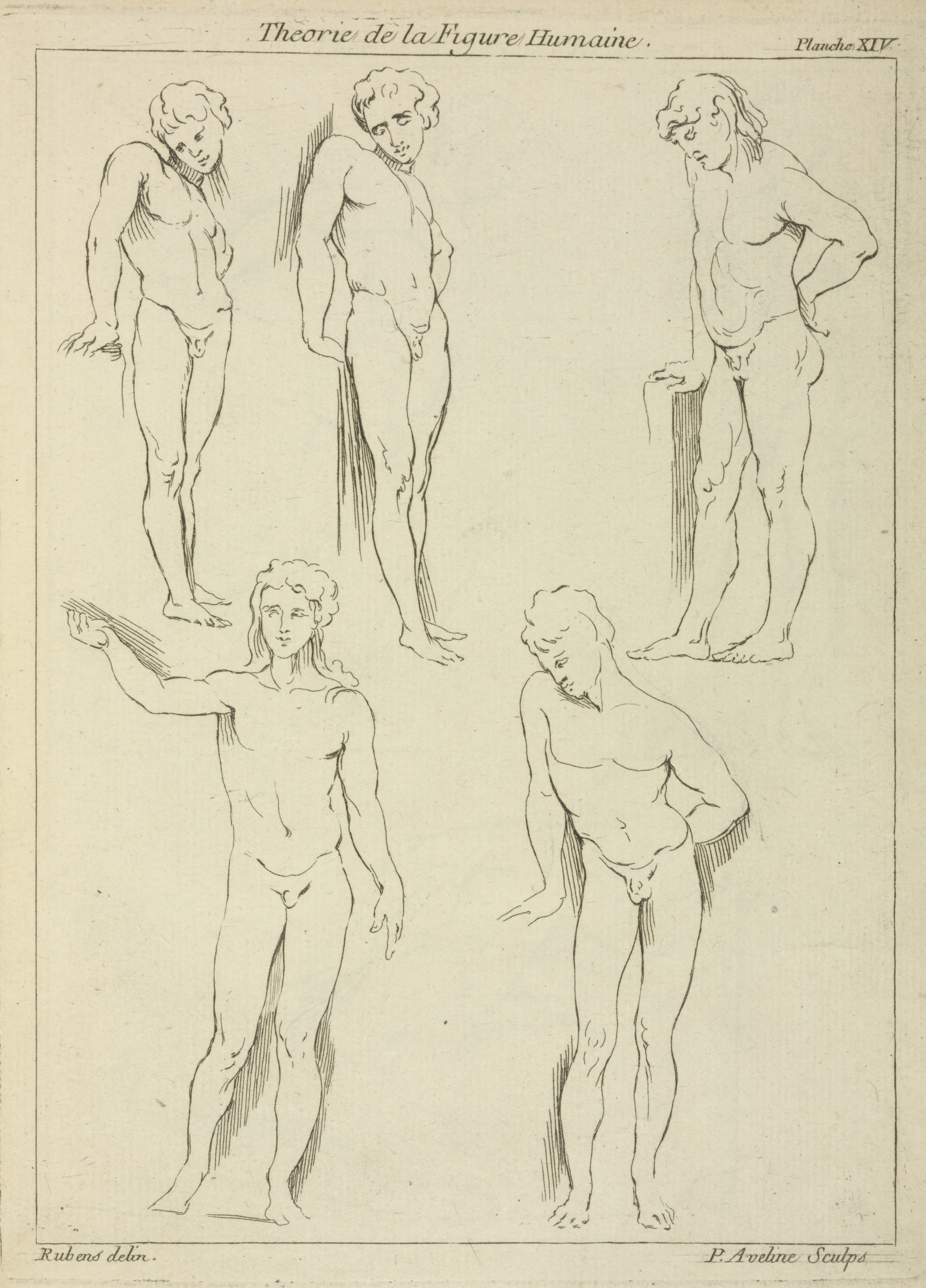 《五个男性人物》（Five male figures）｜彼得·保罗·鲁本斯 Peter Paul Rubens｜不明