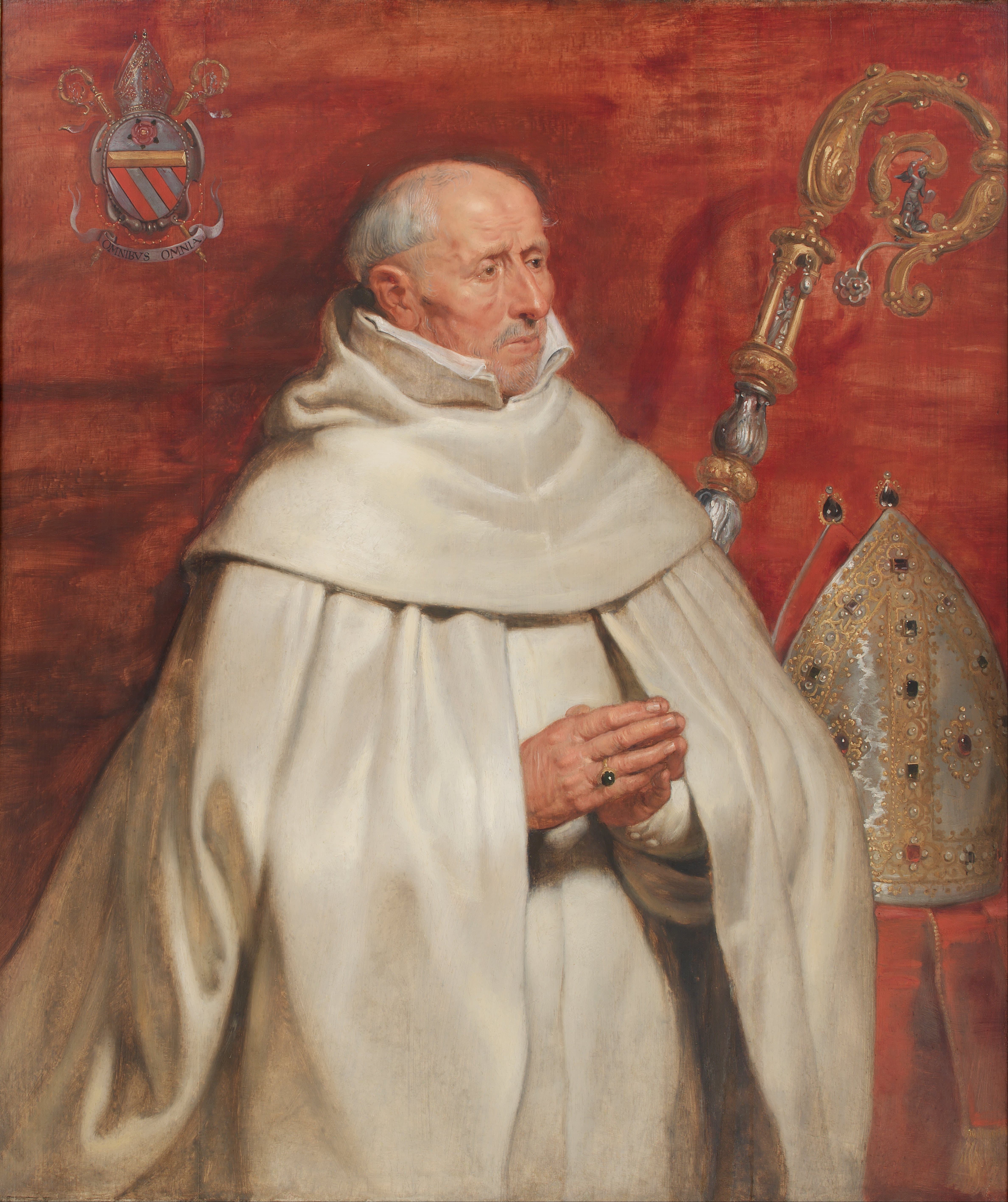 《Matthaeus Yrsselius (1541-1629)，安特卫普圣米契尔修道院院长》（Matthaeus Yrsselius (1541-1629), Abbot of Sint-Michiel's Abbey in Antwerp）｜彼得·保罗·鲁本斯 Peter Paul Rubens｜不明
