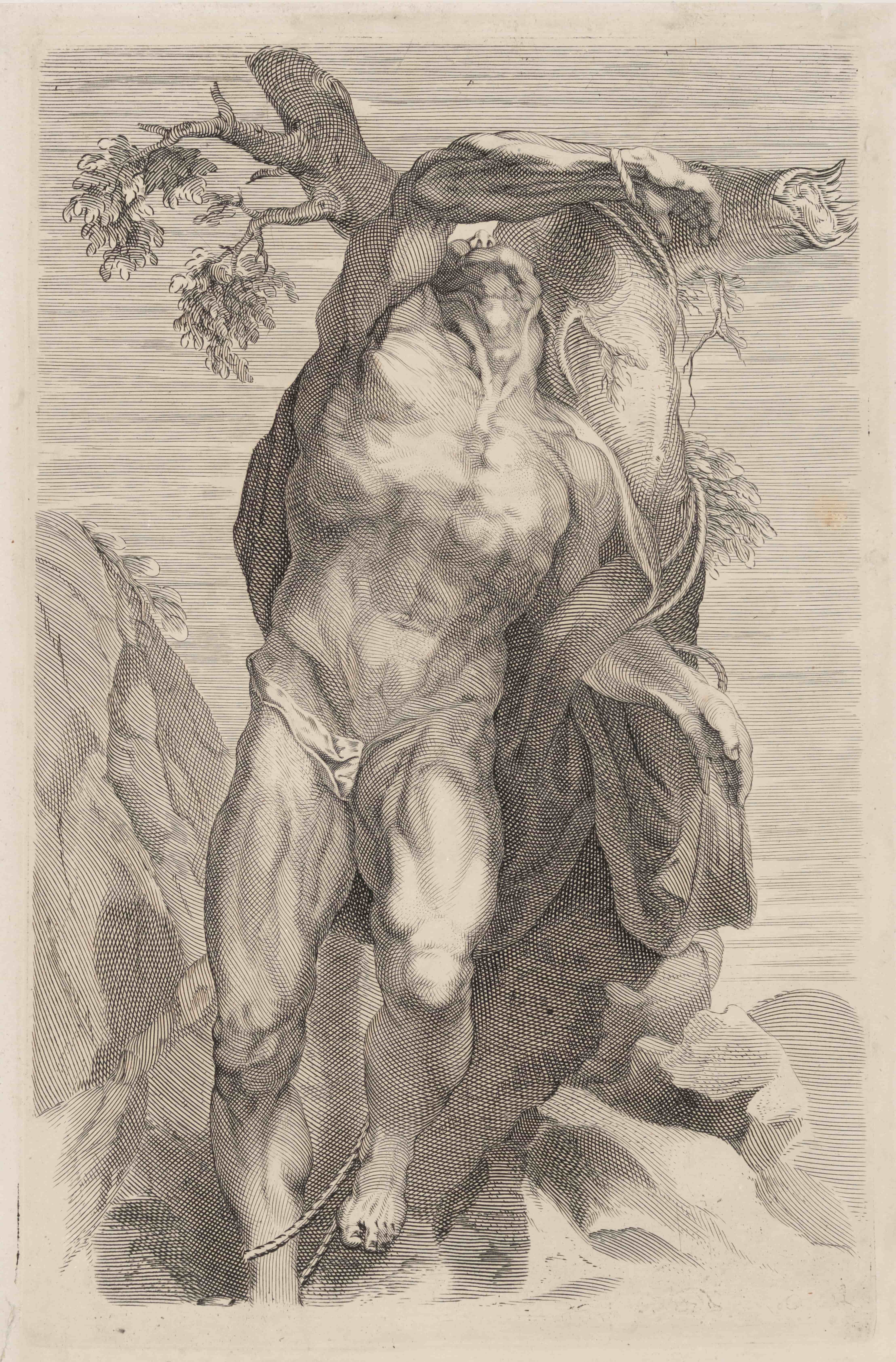 《裸体男人被绑起来》（Naked Man Tied Up）｜彼得·保罗·鲁本斯 Peter Paul Rubens｜不明