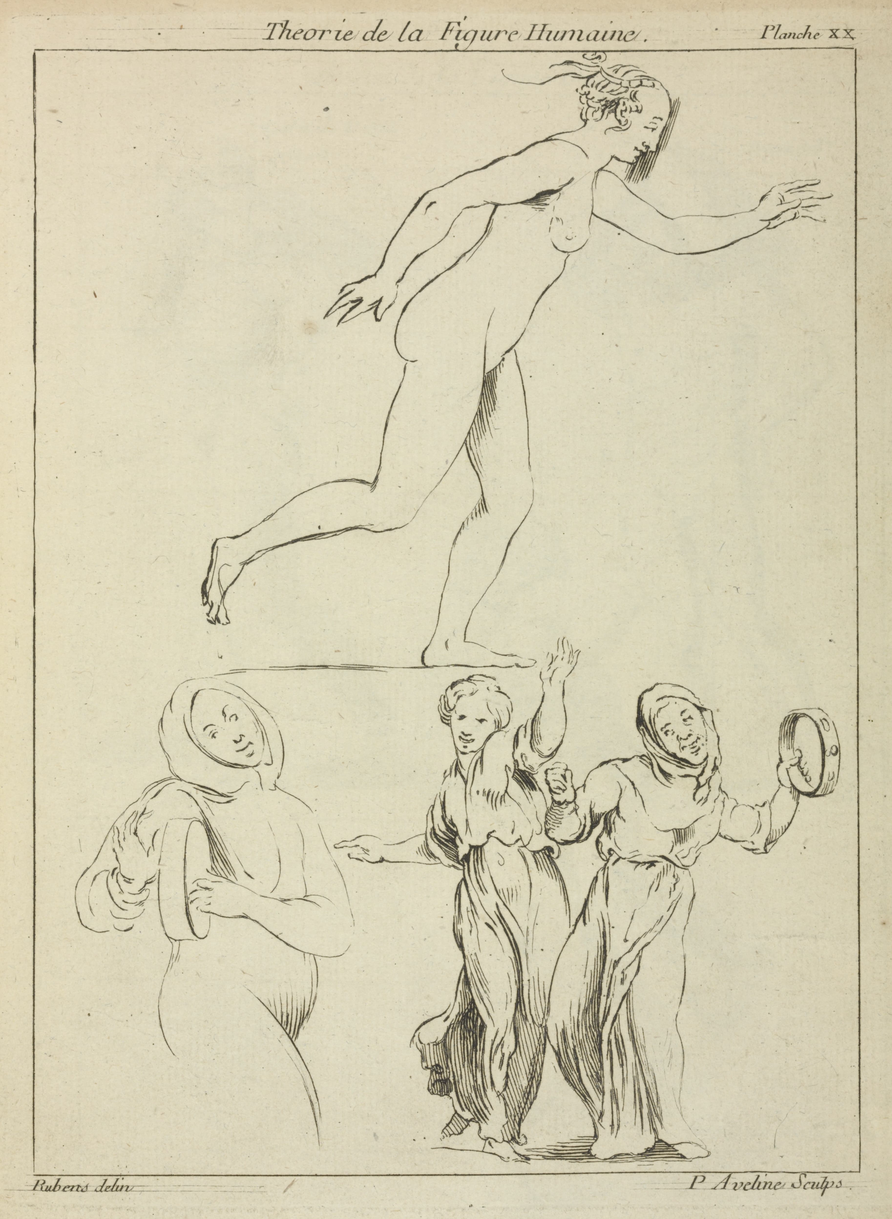 《一名裸体女性人物和三名穿着衣服的女性人物》（One nude and three clothed female figures）｜彼得·保罗·鲁本斯 Peter Paul Rubens｜不明