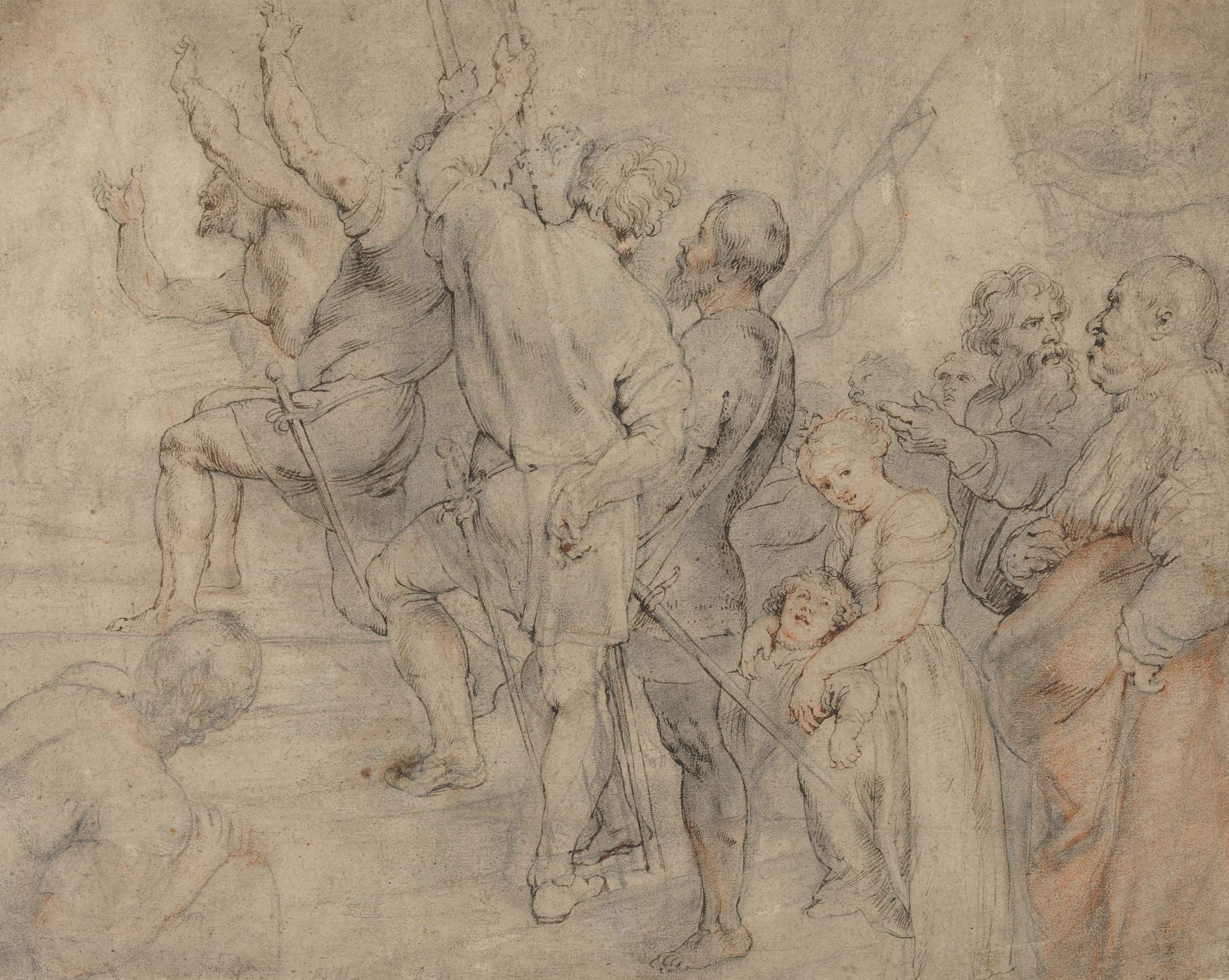 《Ecce Homo 的部分人群》（Part of the Crowd at the Ecce Homo）｜彼得·保罗·鲁本斯 Peter Paul Rubens｜不明