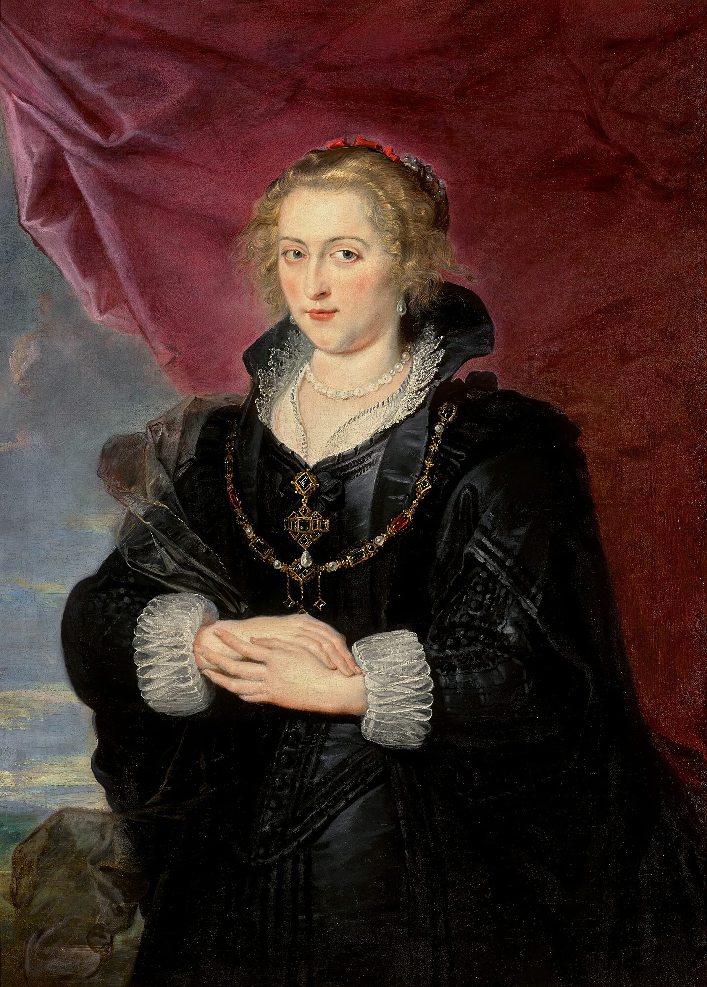 《一位女士的肖像》（Portrait Of A Lady）｜彼得·保罗·鲁本斯 Peter Paul Rubens｜不明