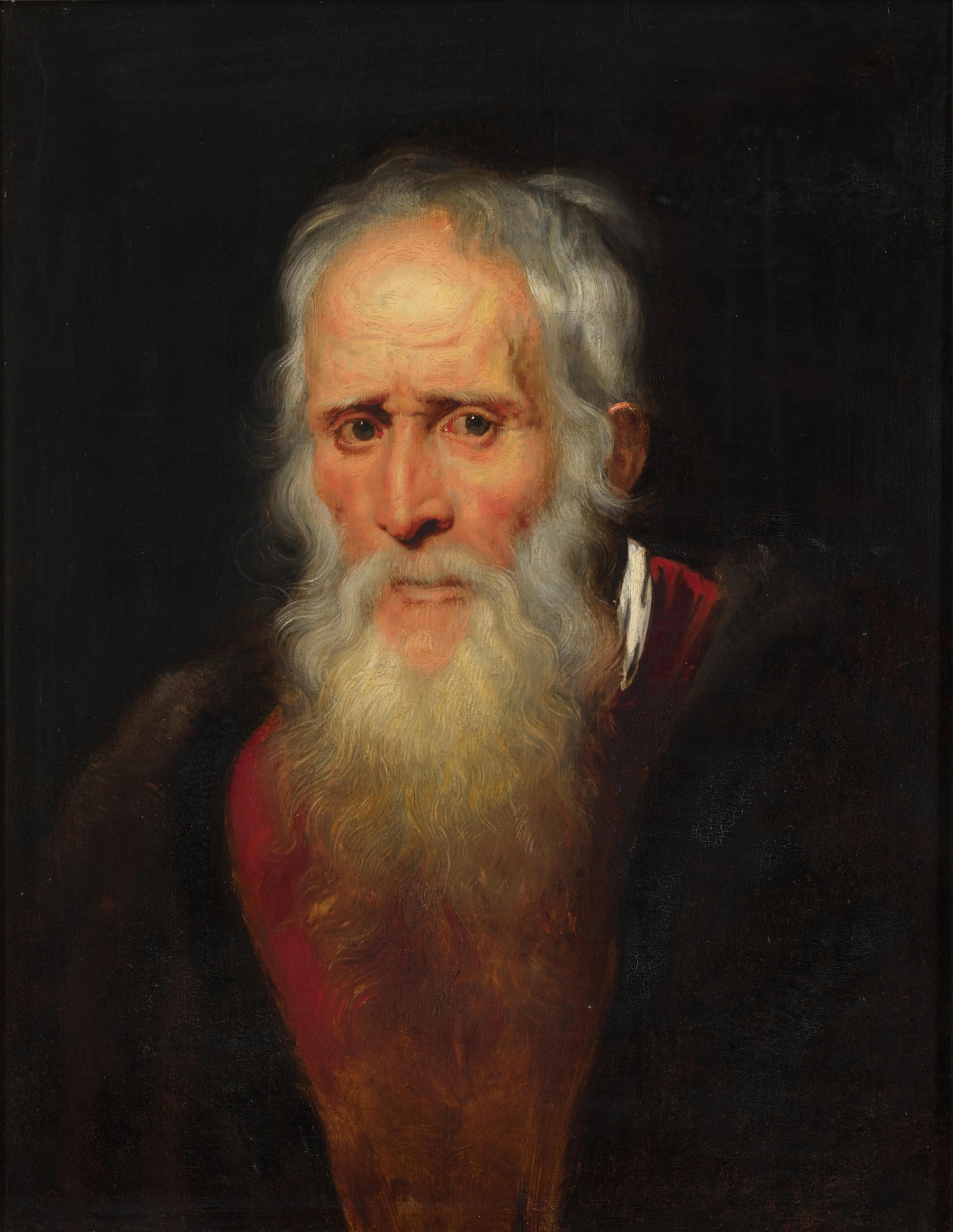 《一位老人的肖像研究》（Portrait study of an old man）｜彼得·保罗·鲁本斯 Peter Paul Rubens｜不明