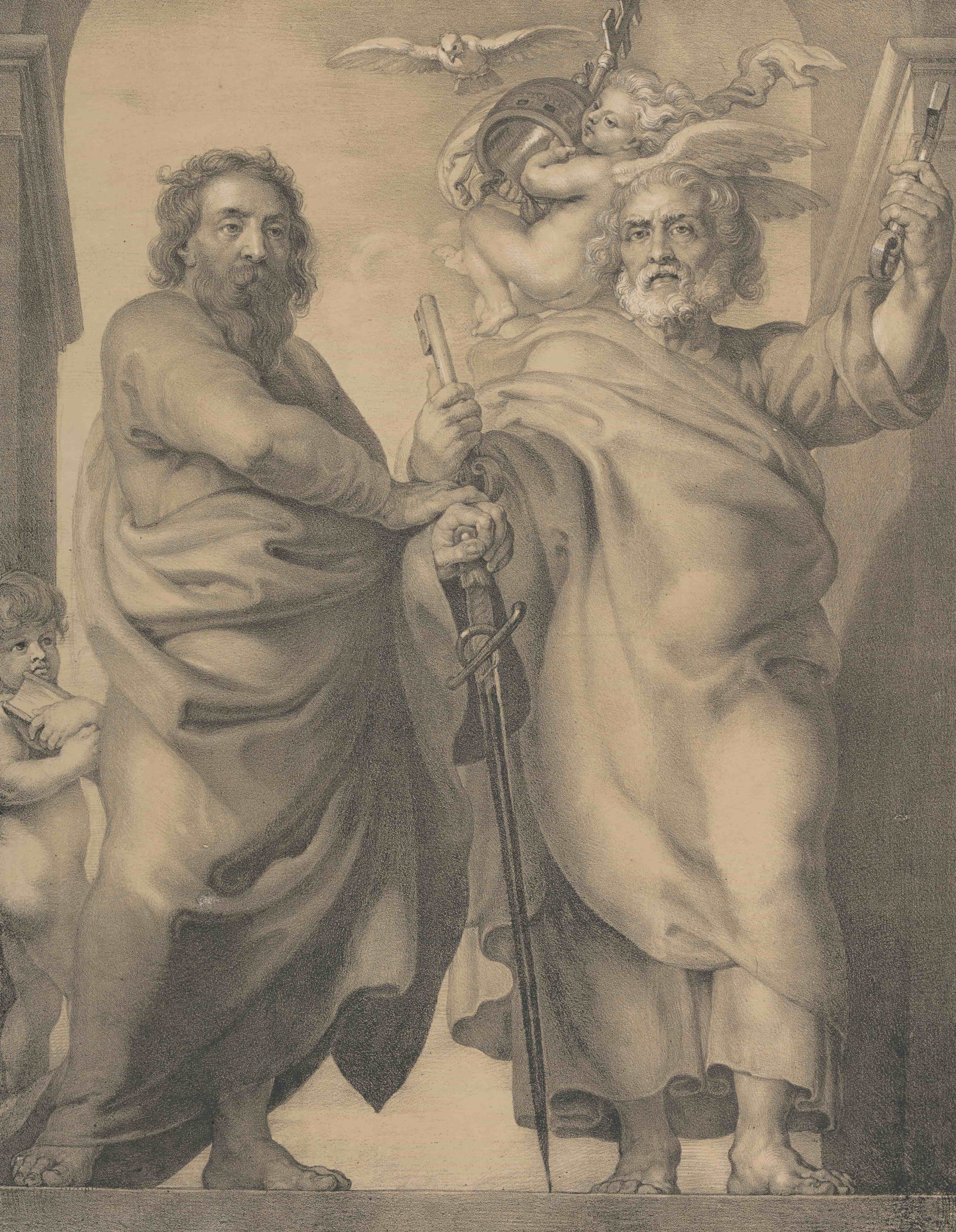 《圣徒彼得和保罗》（Saints Peter and Paul）｜彼得·保罗·鲁本斯 Peter Paul Rubens｜不明