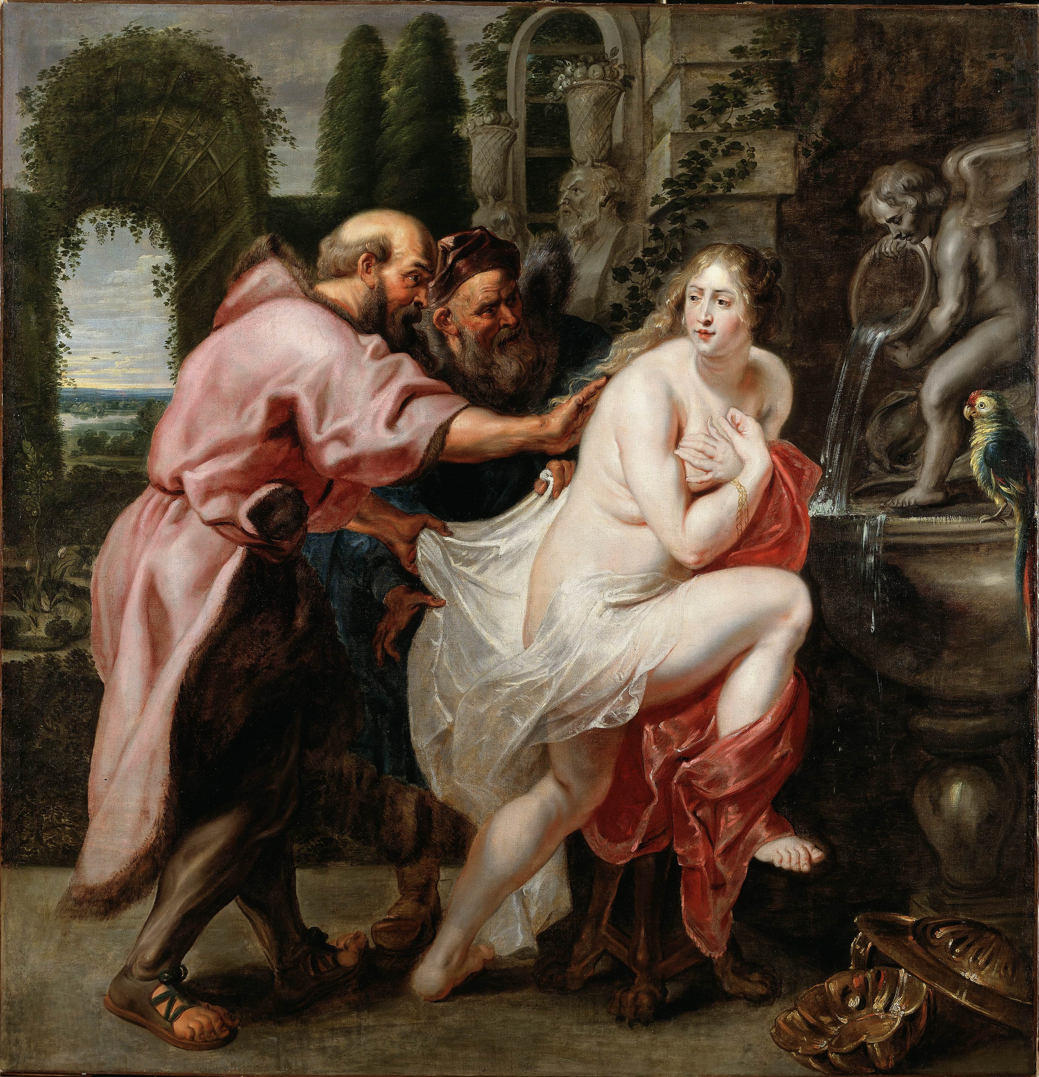 《苏珊娜和长老们》（Susanna and the Elders）｜彼得·保罗·鲁本斯 Peter Paul Rubens｜不明