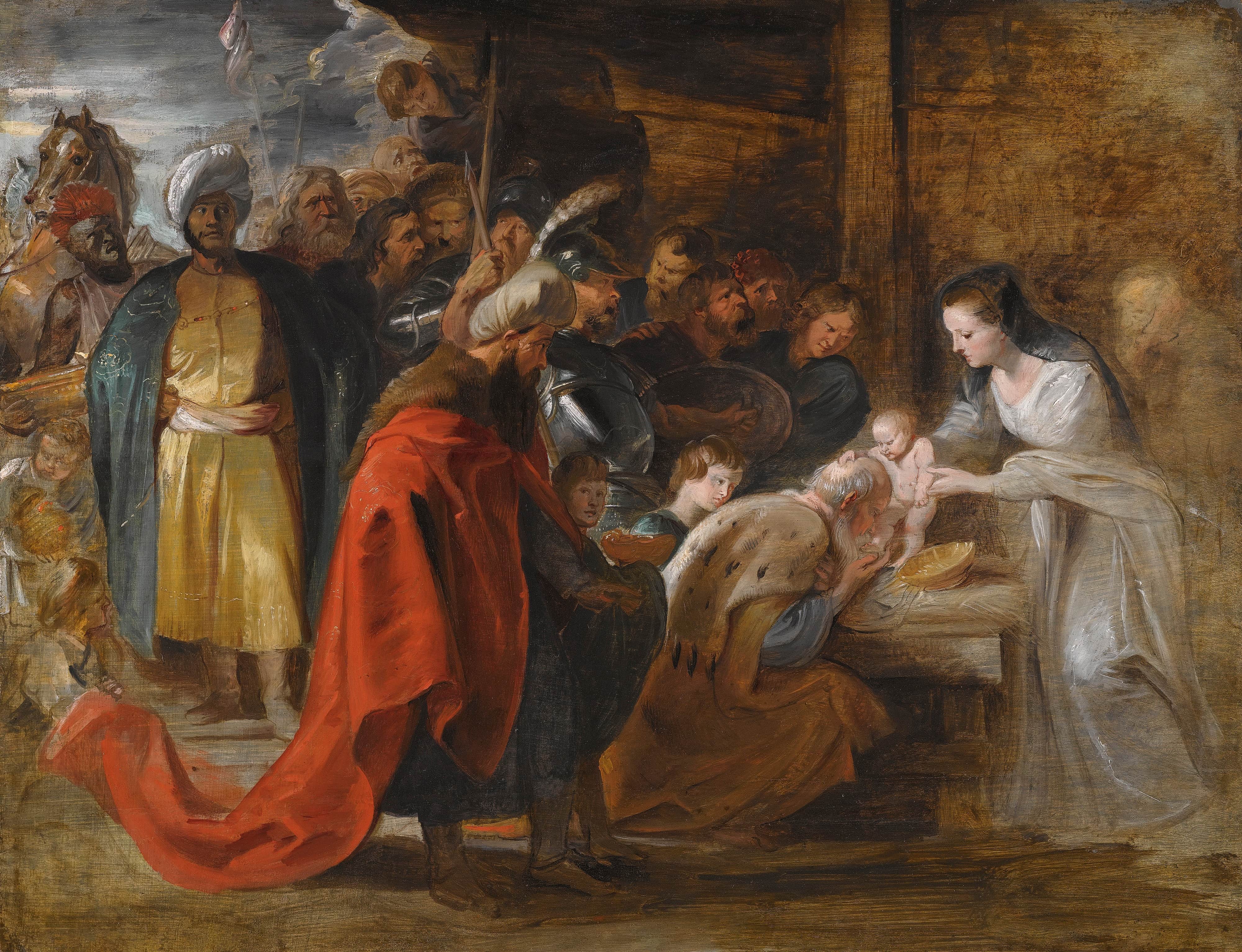 《贤士的崇拜》（The Adoration Of The Magi）｜彼得·保罗·鲁本斯 Peter Paul Rubens｜不明