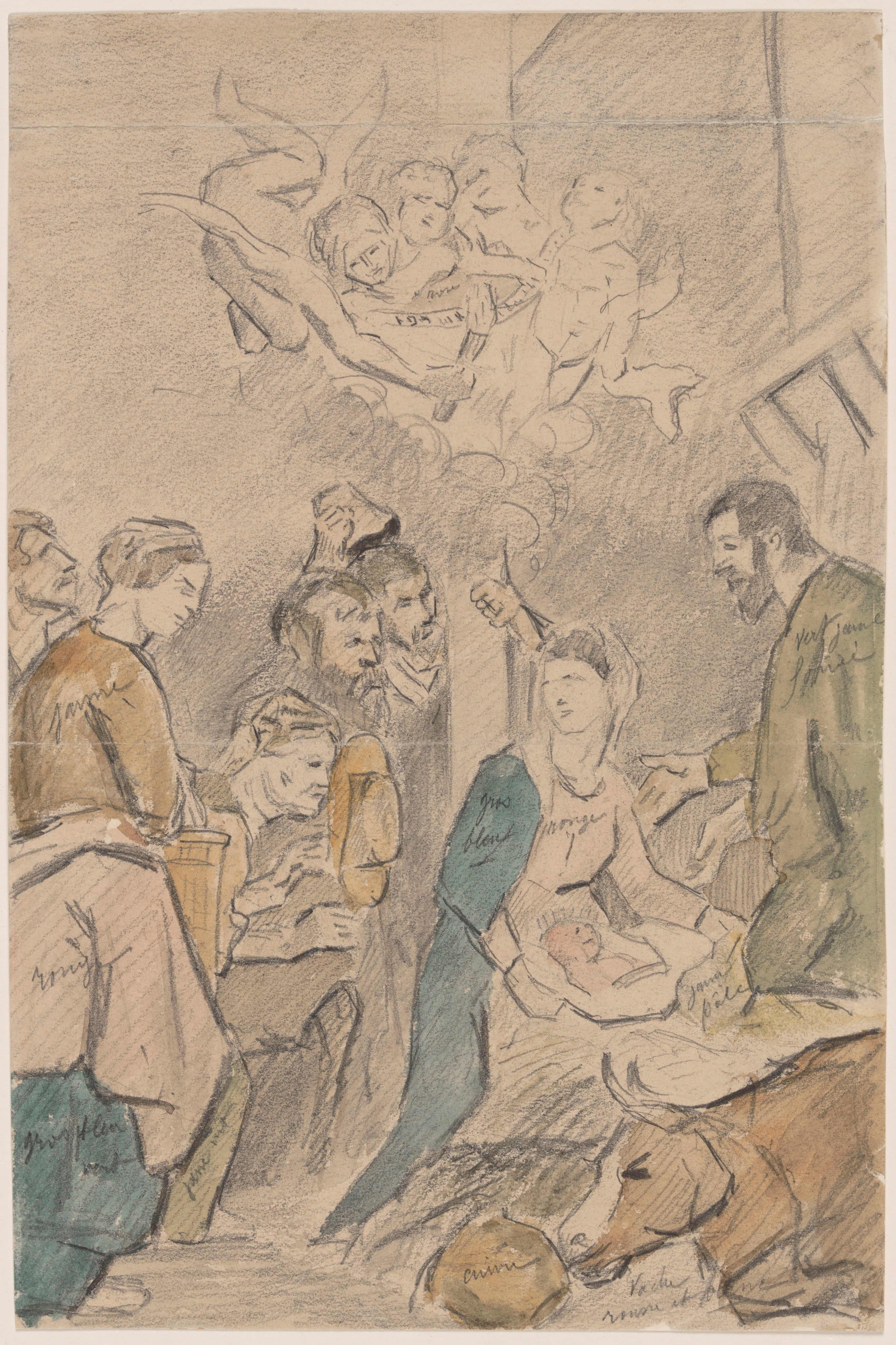《牧羊人的崇拜》（The Adoration of the Shepherds）｜彼得·保罗·鲁本斯 Peter Paul Rubens｜不明