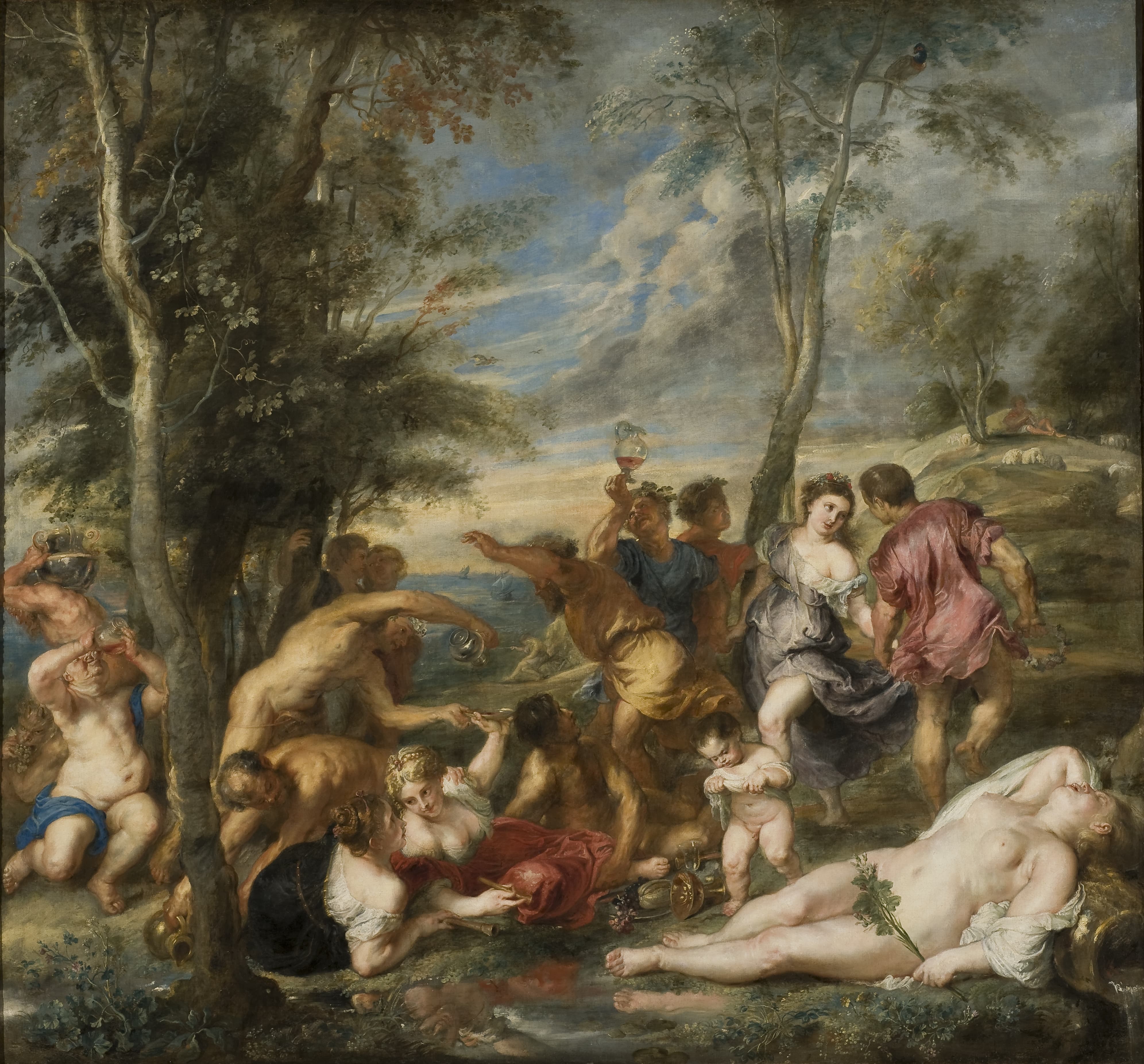 《安德里安人》（The Andrians）｜彼得·保罗·鲁本斯 Peter Paul Rubens｜不明