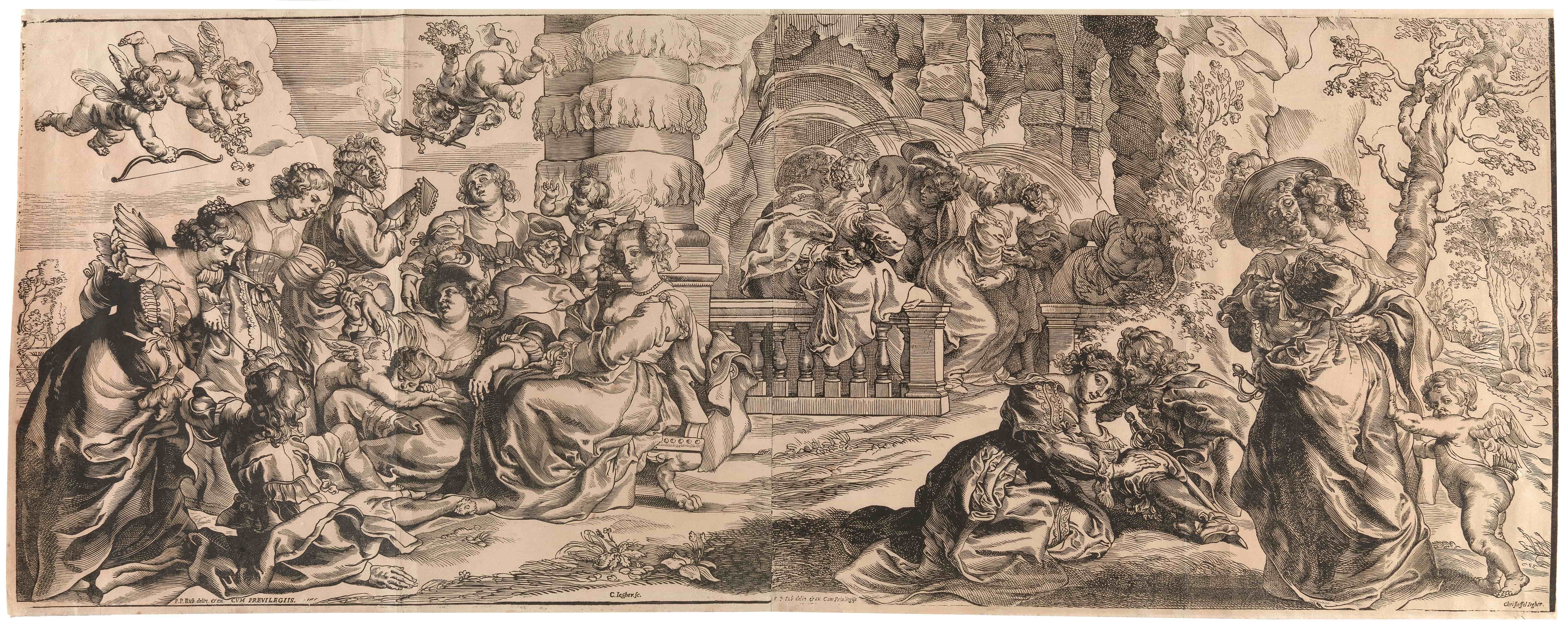 《时尚对话或爱情花园》（The Conversation à la mode or The Garden of Love）｜彼得·保罗·鲁本斯 Peter Paul Rubens｜不明