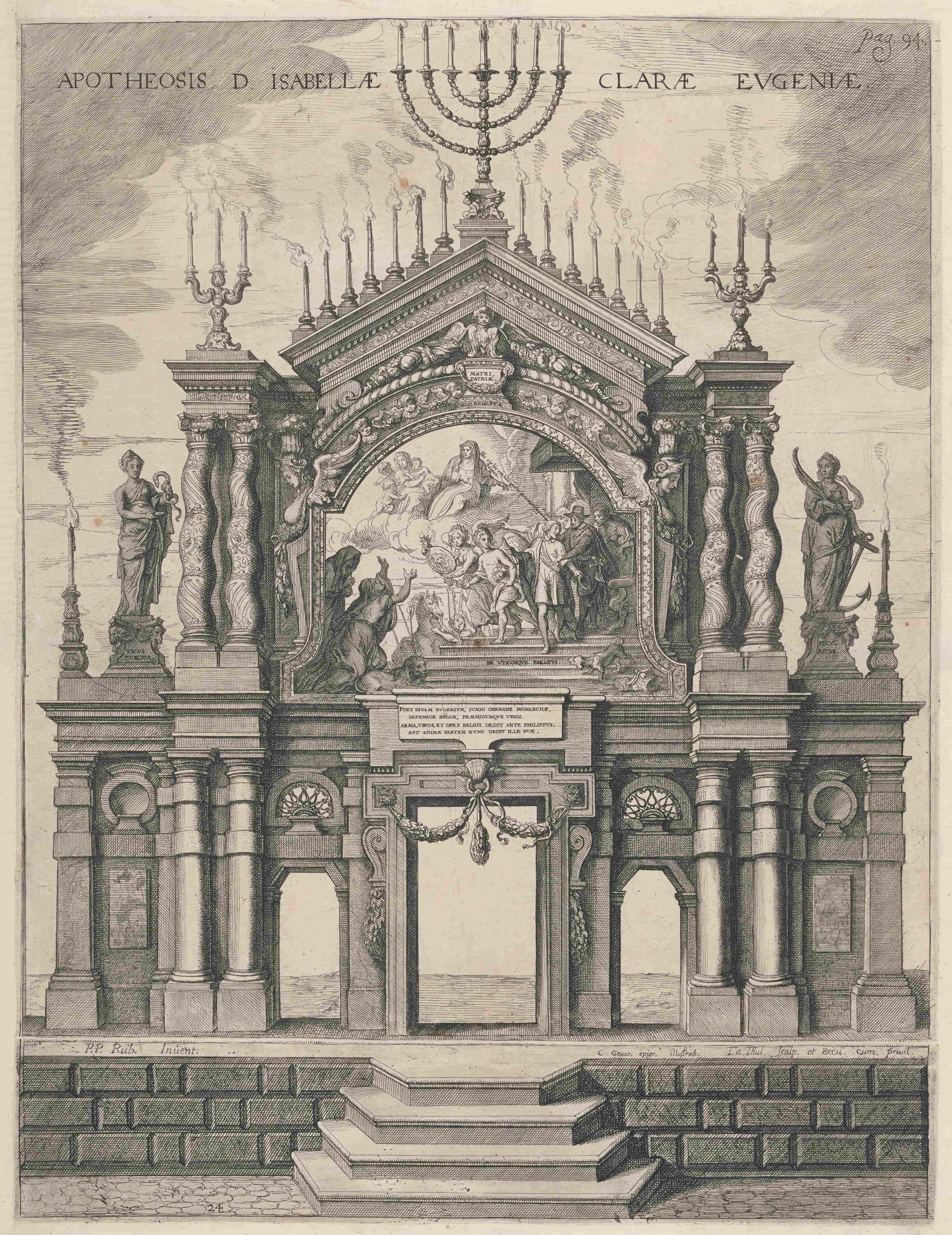 《奥地利大公夫人伊莎贝拉·克莱尔·尤金妮亚的场景》（The Scene of Archduchess Isabella Clare Eugenia of Austria）｜彼得·保罗·鲁本斯 Peter Paul Rubens｜不明