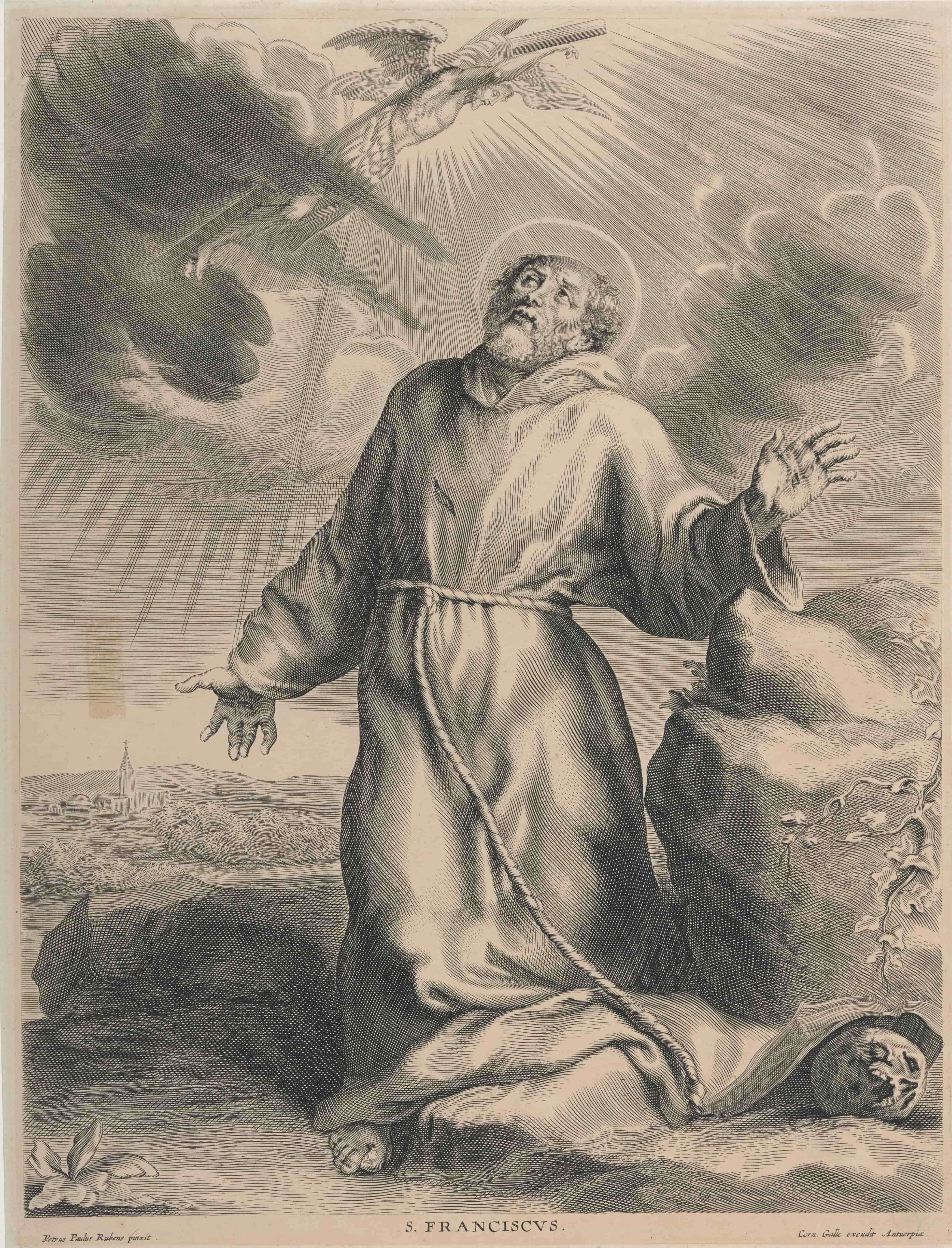 《阿西西圣方济各的污名化》（The Stigmatization of Saint Francis of Assisi）｜彼得·保罗·鲁本斯 Peter Paul Rubens｜不明