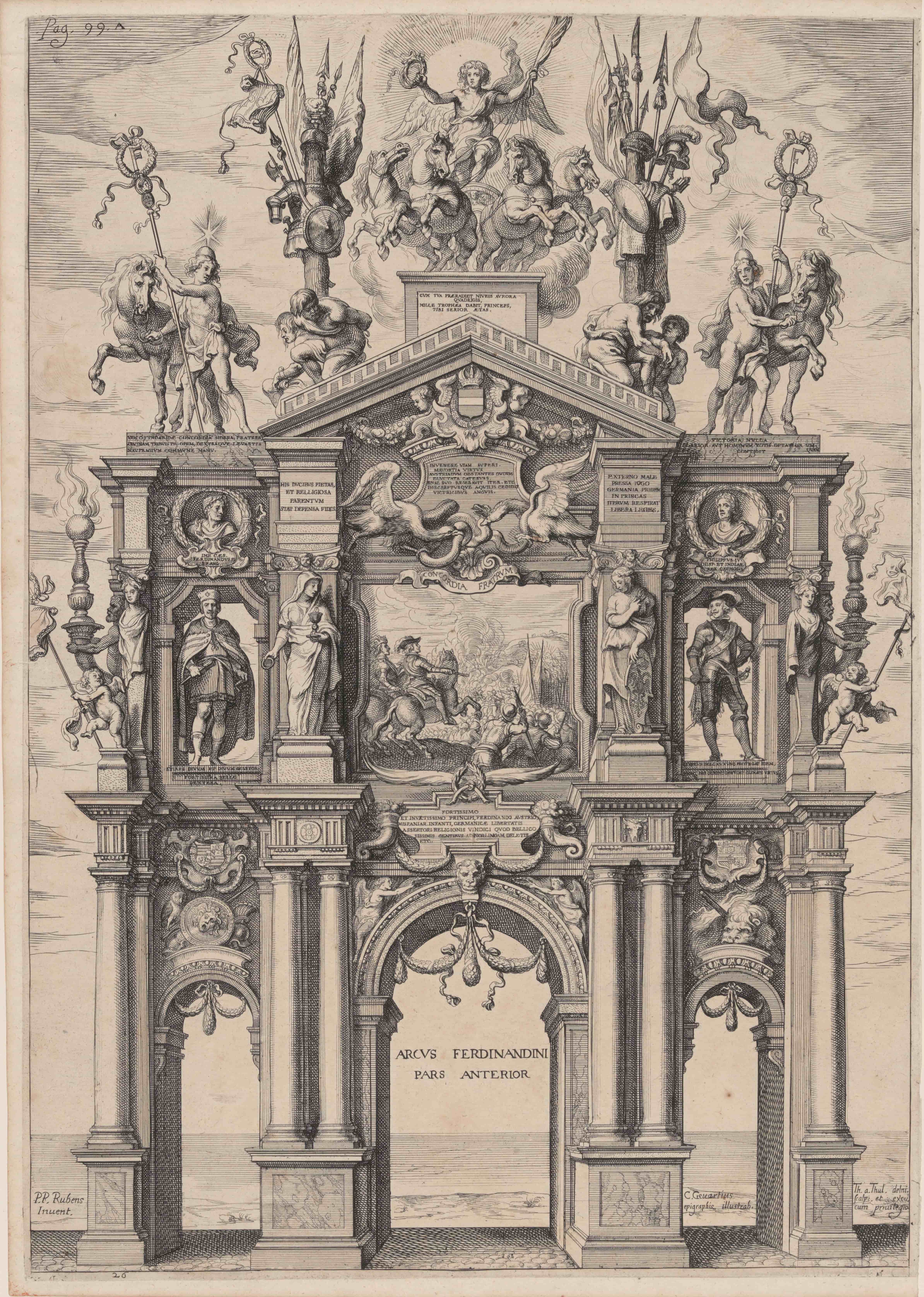 《斐迪南凯旋门》（The Triumphal Arch of Ferdinand）｜彼得·保罗·鲁本斯 Peter Paul Rubens｜不明
