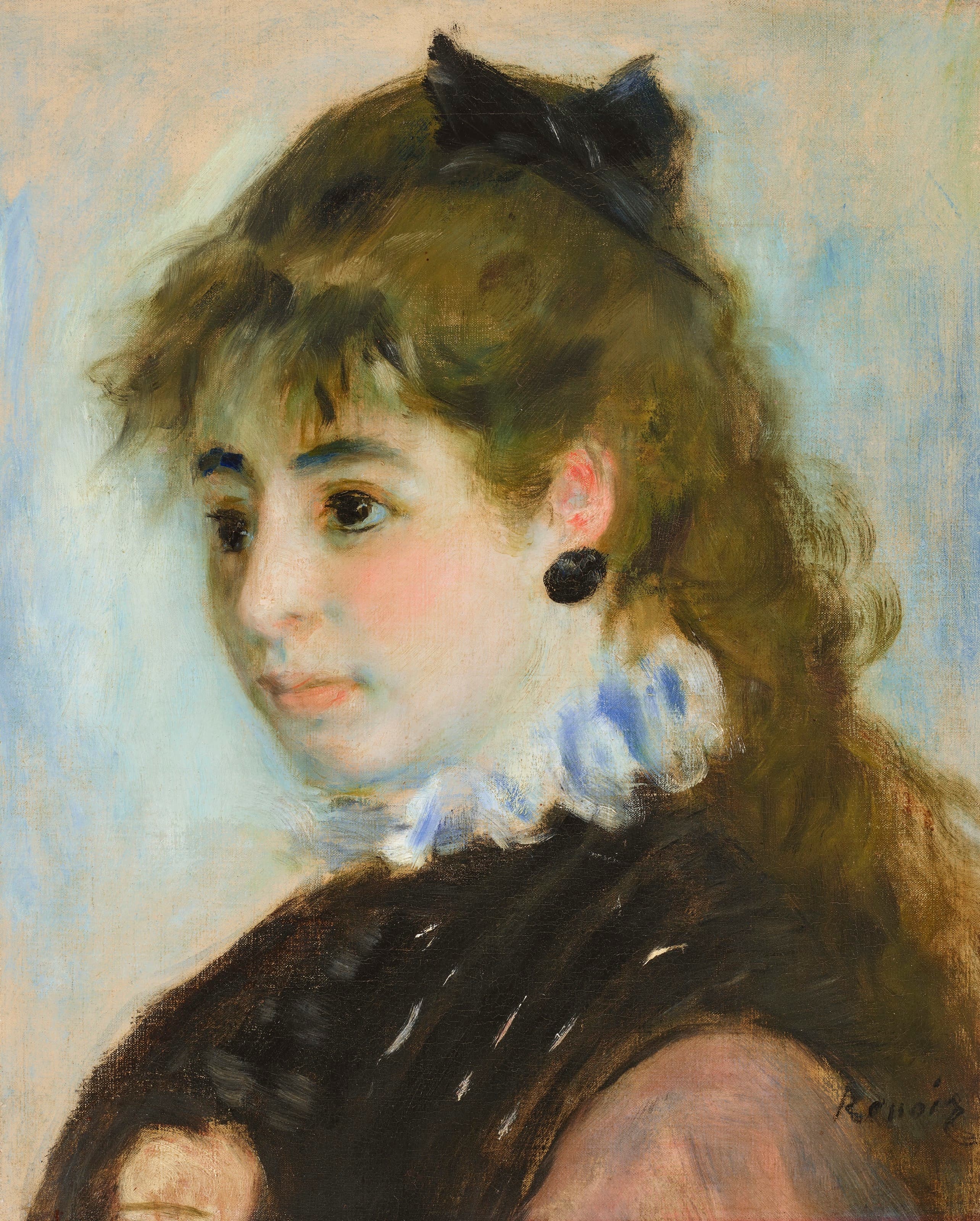 《亨利奥夫人》（Madame Henriot）｜皮埃尔-奥古斯特·雷诺阿 Pierre-Auguste Renoir｜1874