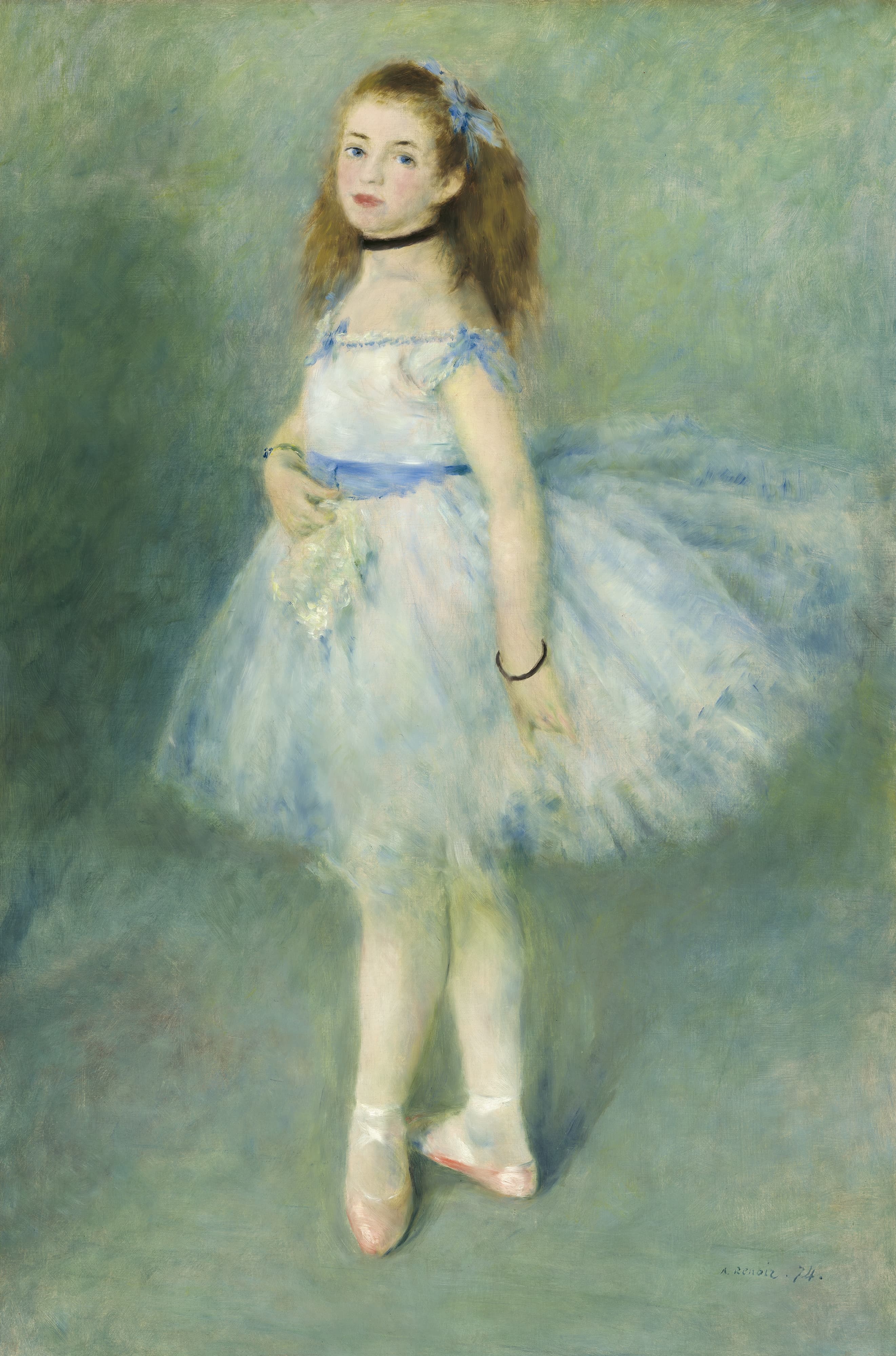 《舞者》（The Dancer）｜皮埃尔-奥古斯特·雷诺阿 Pierre-Auguste Renoir｜1874