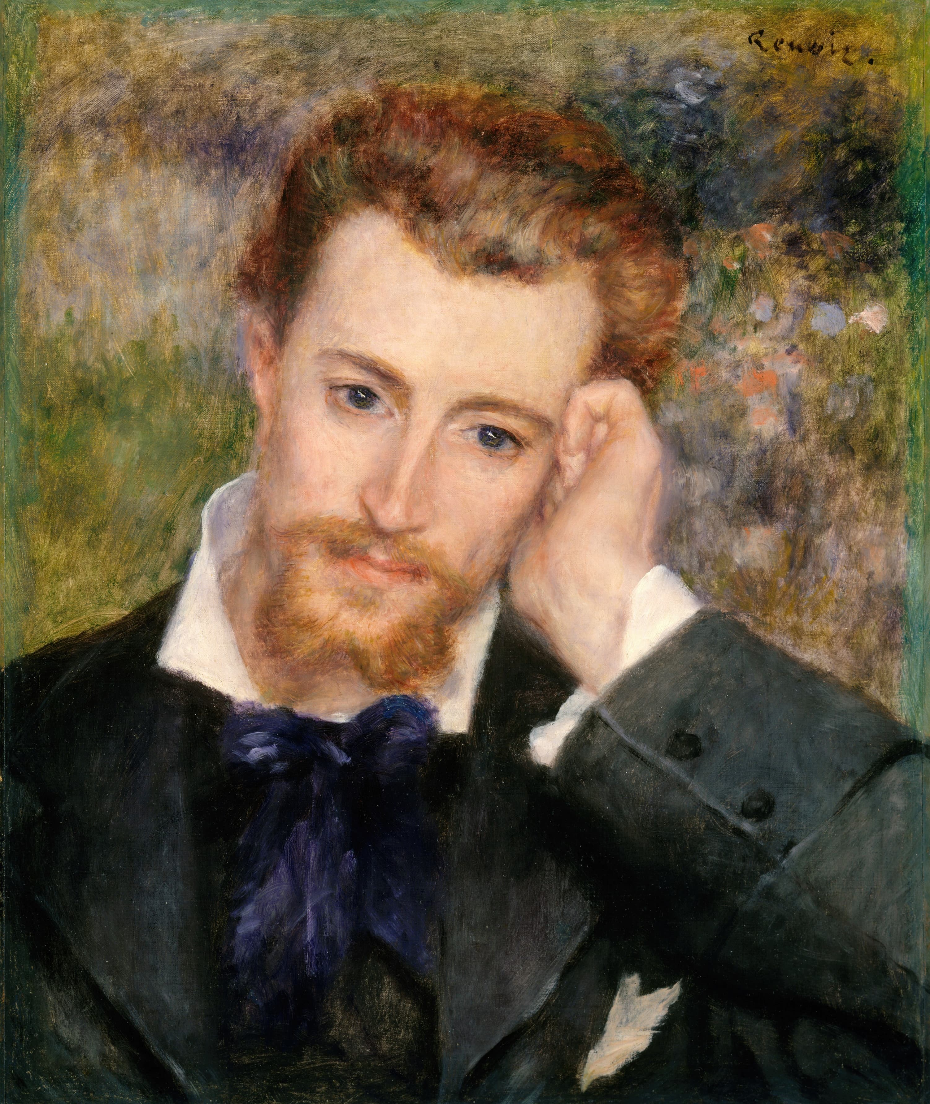 《尤金·穆雷尔（Hyacinthe-Eugène Meunier，1841–1906）》（Eugène Murer (Hyacinthe-Eugène Meunier, 1841–1906)）｜皮埃尔-奥古斯特·雷诺阿 Pierre-Auguste Renoir｜1877