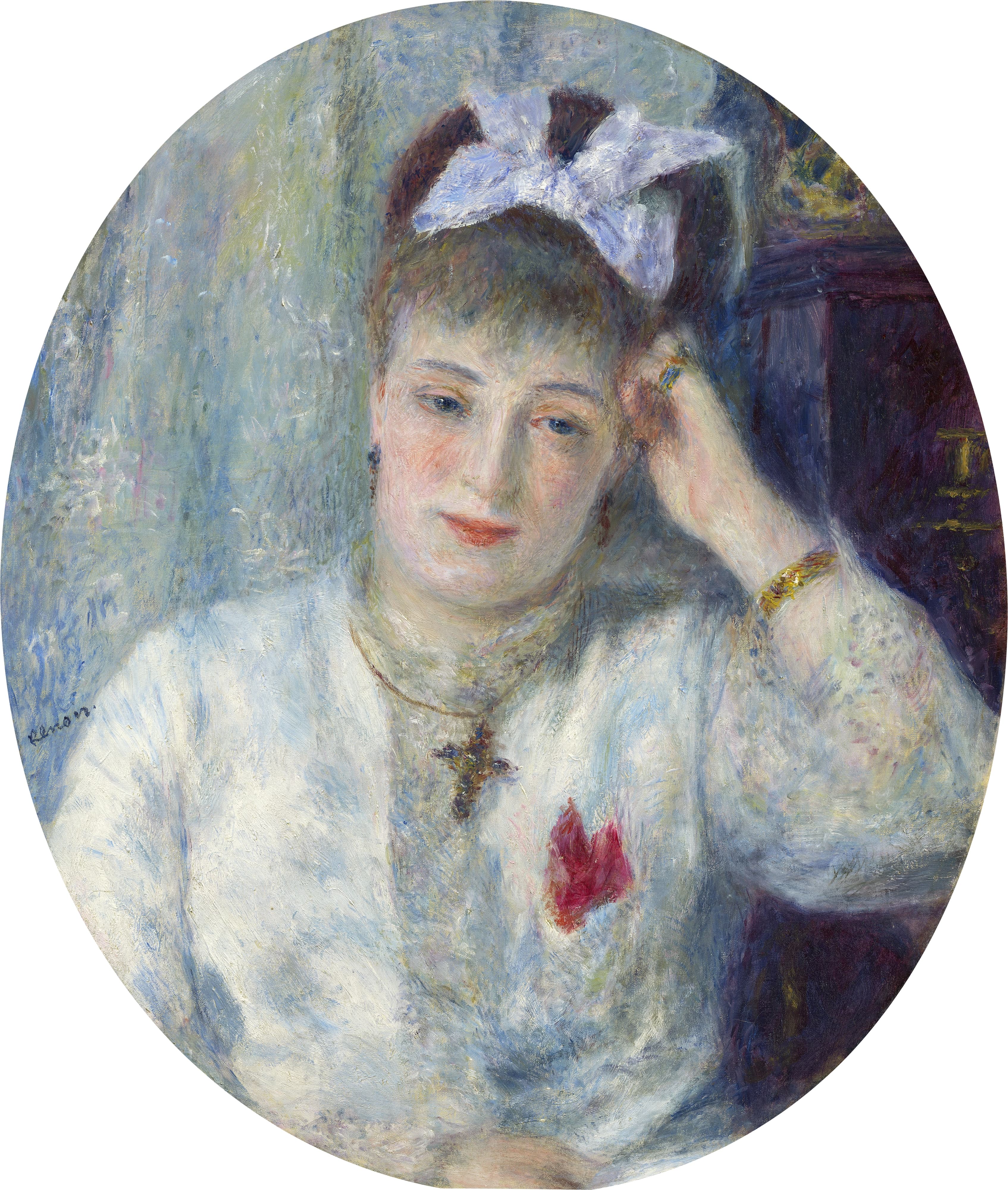 《玛丽·穆雷尔》（Marie Murer）｜皮埃尔-奥古斯特·雷诺阿 Pierre-Auguste Renoir｜1877