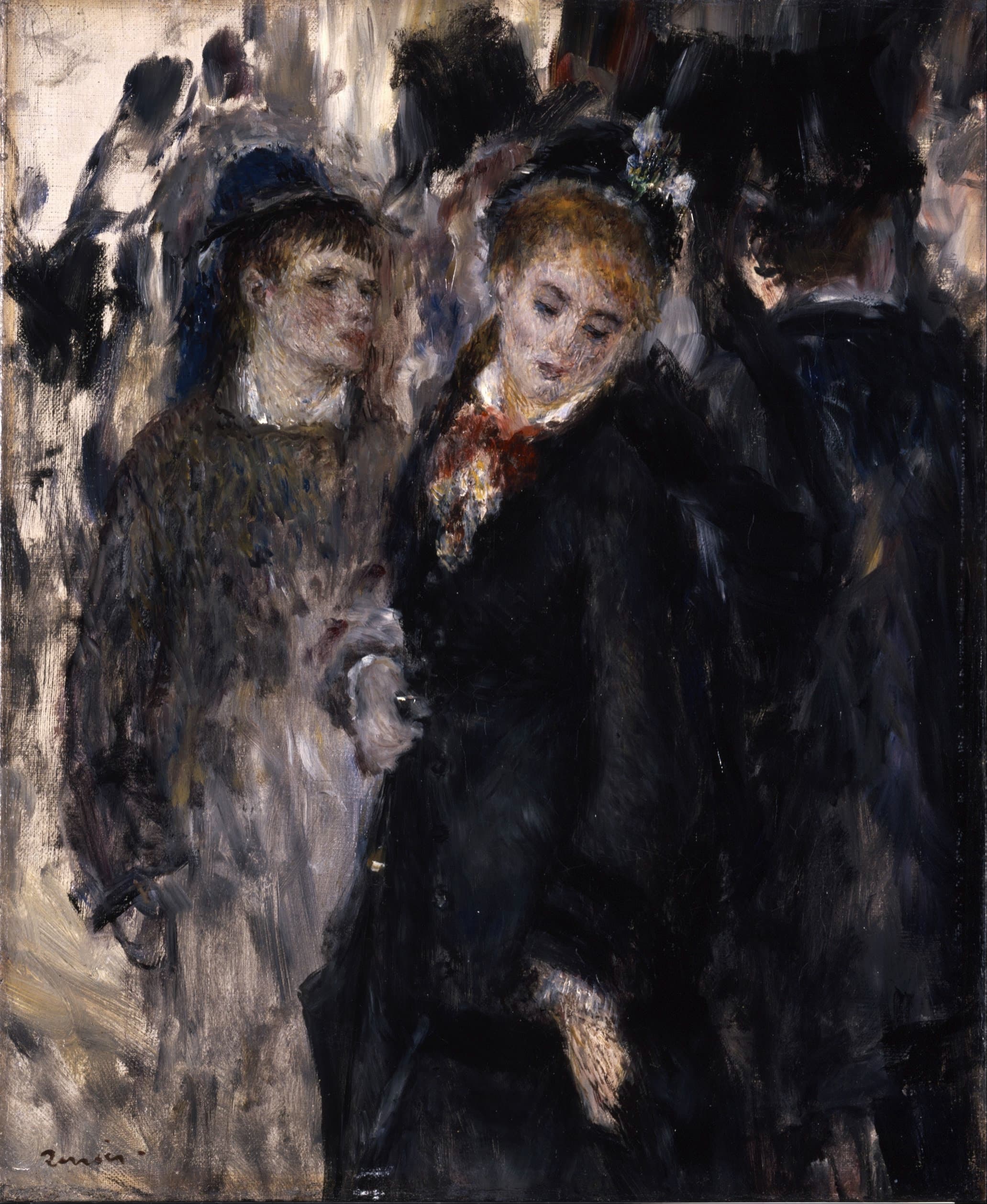 《年轻女孩》（Young Girls）｜皮埃尔-奥古斯特·雷诺阿 Pierre-Auguste Renoir｜1877